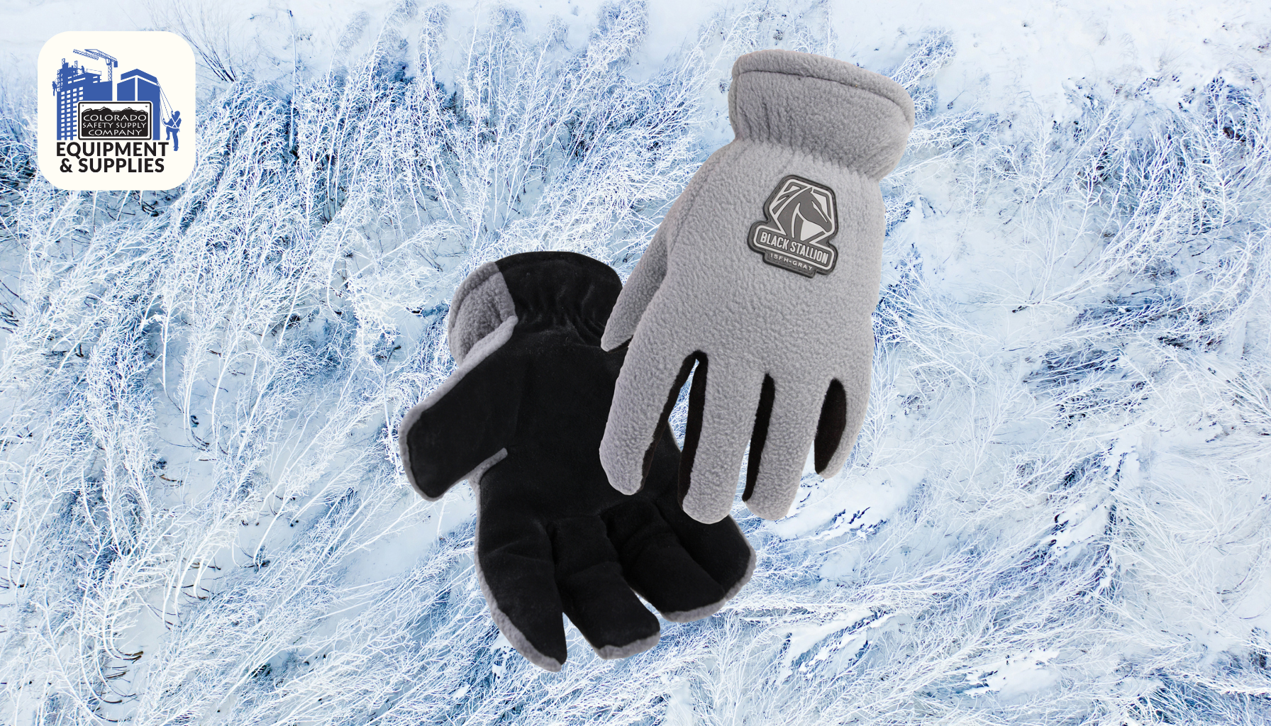 Conquer Winter with FuzzyHand™ Split Cowhide & Polar Fleece Gloves