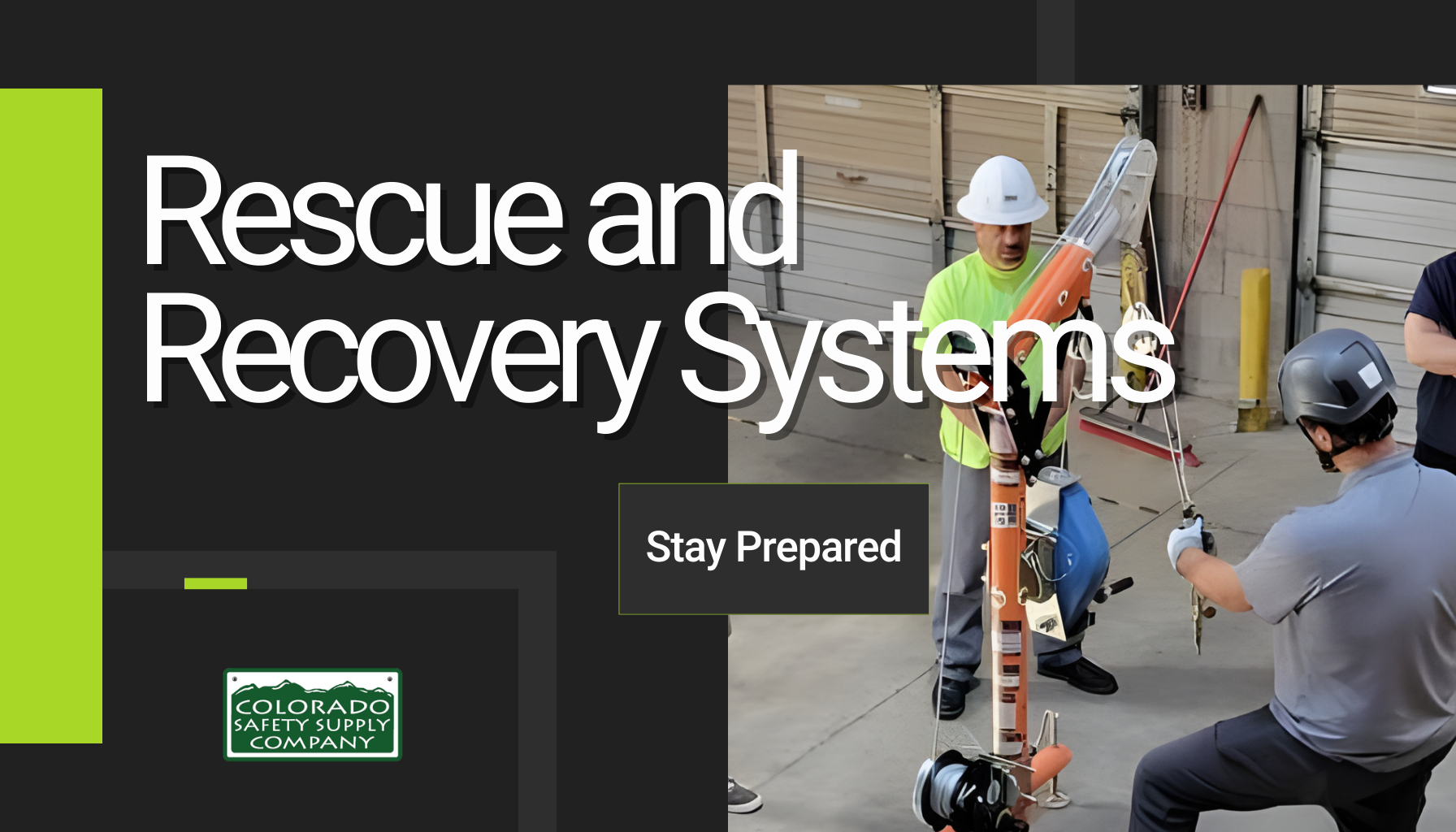 Rescue and Recovery Systems - Stay prepared