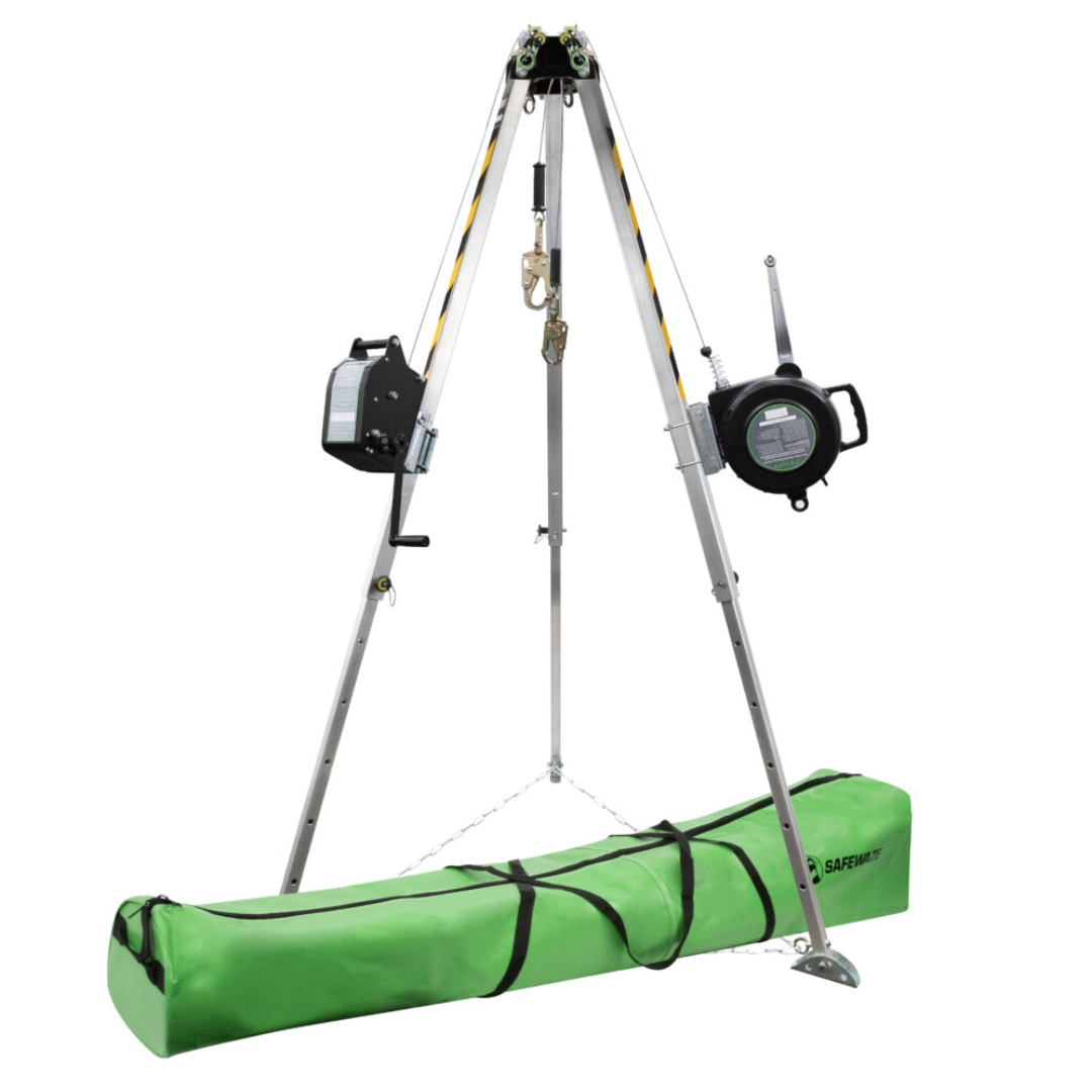 7′ Adjustable Tripod Kit, 65′ Personnel Winch, 65′ 3-Way