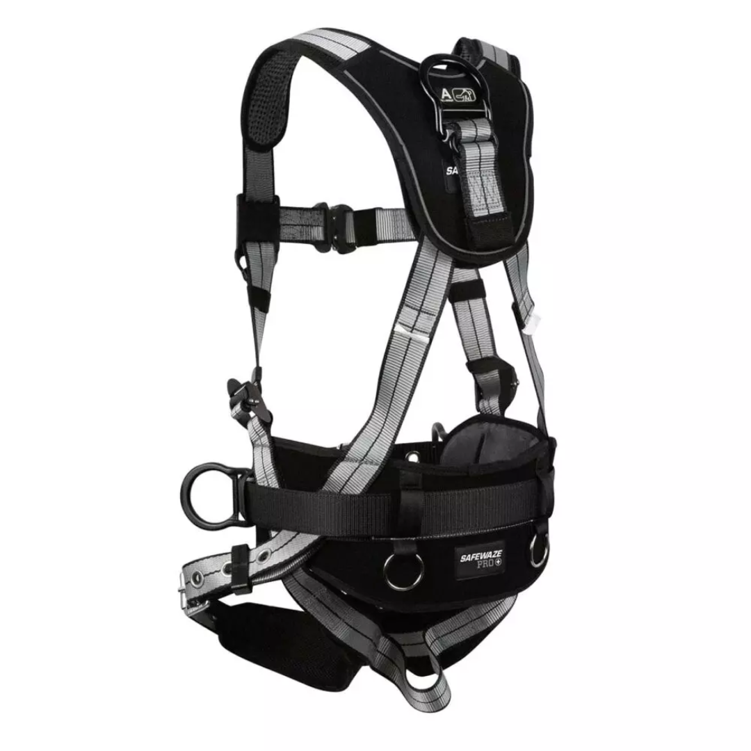 Safewaze - PRO+ Slate Construction Harness: Alu 3D, Alu QC Chest, TB Legs
