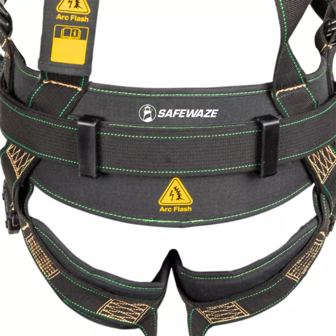 Arc Flash Construction Harness: DE 3D, DE QC Chest, DE FD, DE QC Legs