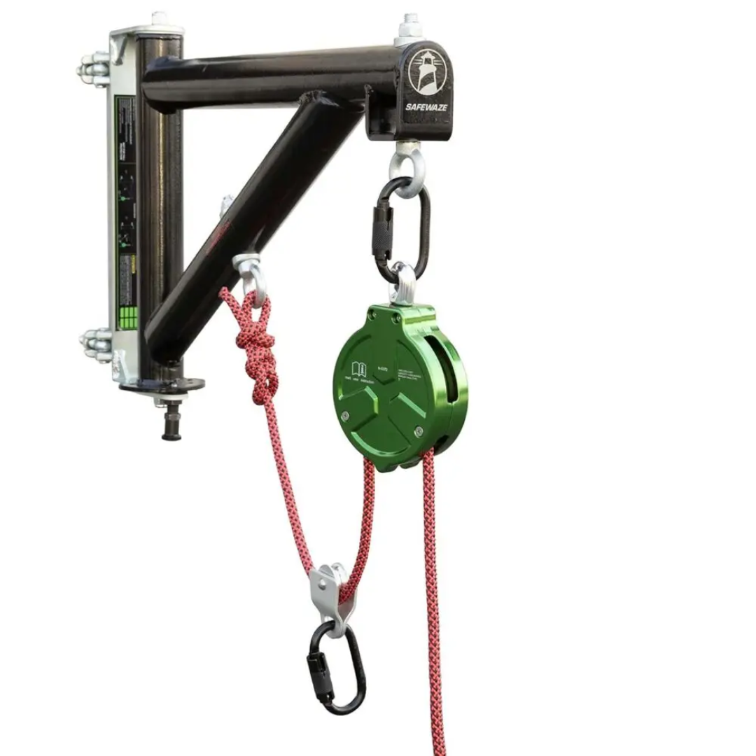 Safewaze - Mounted Material Lift System: 1.6”- 2” Clamps