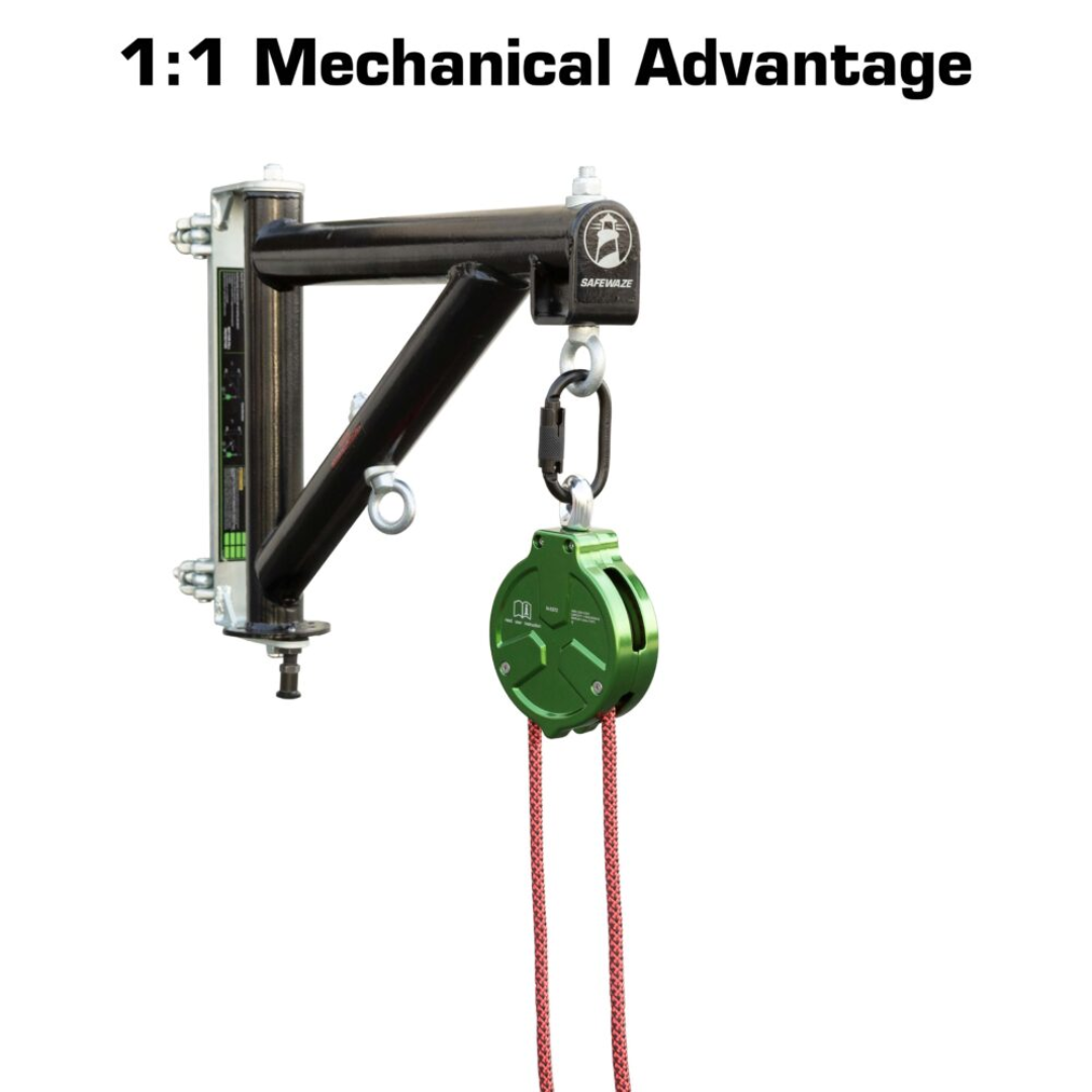 Safewaze - Mounted Material Lift System: 1.6”- 2” Clamps