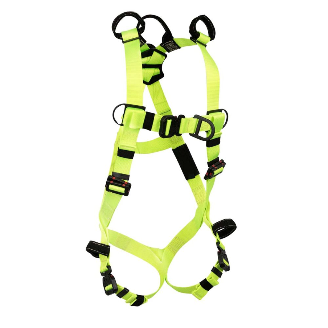 Arc Flash Full Body Retrieval Harness: SL 3D, SL Shoulder D’s, DE QC Chest, DE FD, DE QC Legs