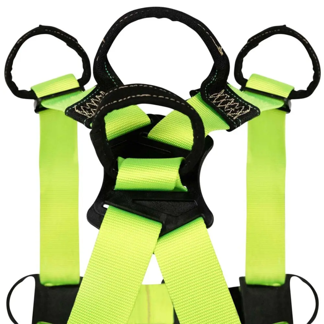 Arc Flash Full Body Retrieval Harness: SL 3D, SL Shoulder D’s, DE QC Chest, DE FD, DE QC Legs