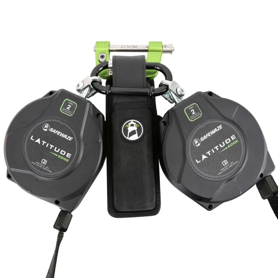 Safewaze Latitude Edge 11' Dual Web SRL-P: Snap Hooks