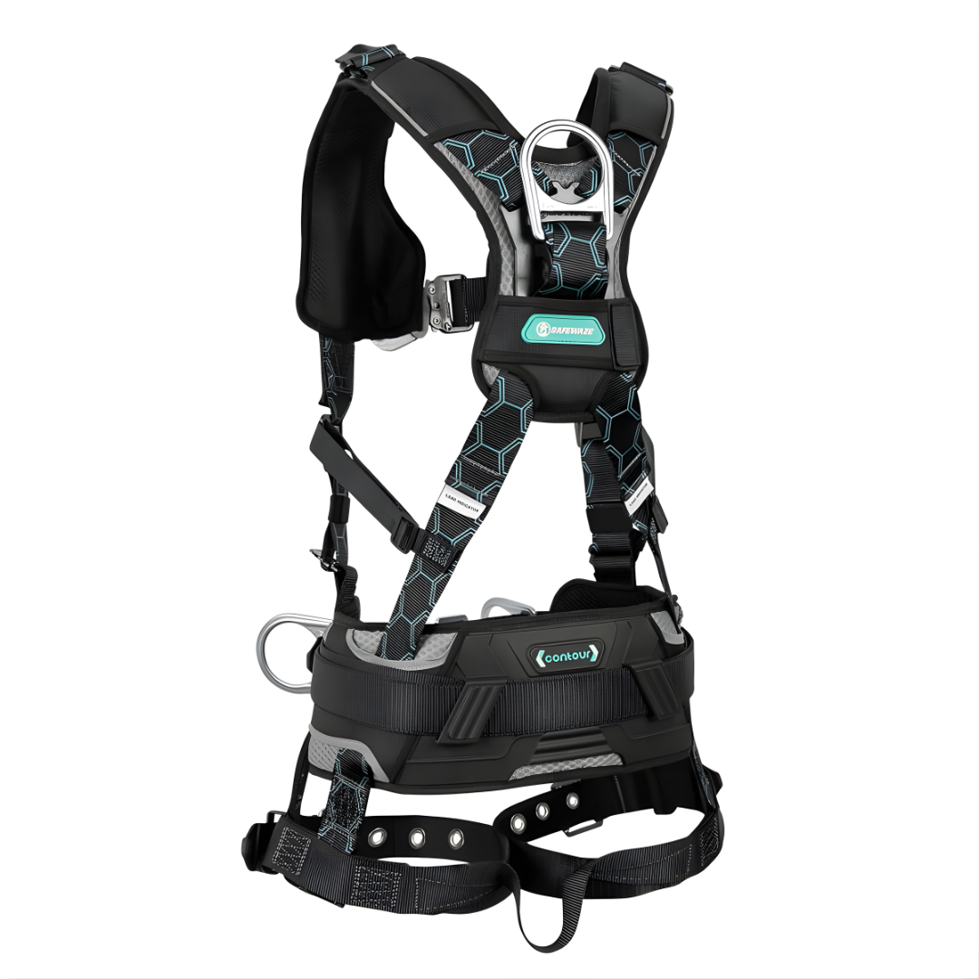 Contour Construction Harness – 3D, QC Chest, FD, TB Legs | Safewaze