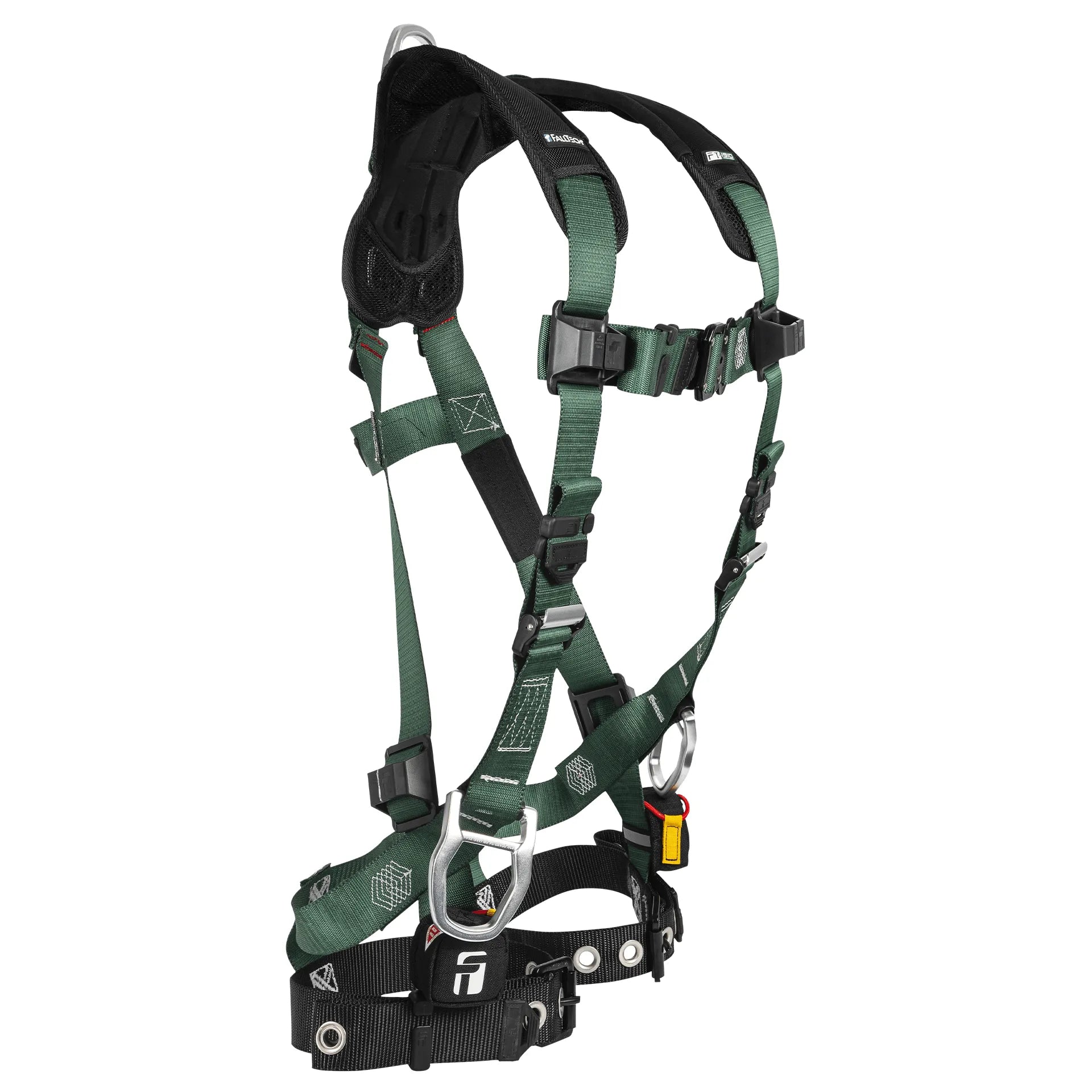 FT-1910 3D Standard Non-Belted Full Body Harness, Tongue Buckle Leg Adjustment