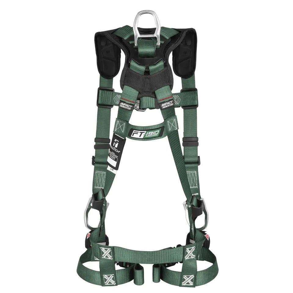 FT-1910 3D Standard Non-Belted Full Body Harness, Quick-Connect Leg Adjustment