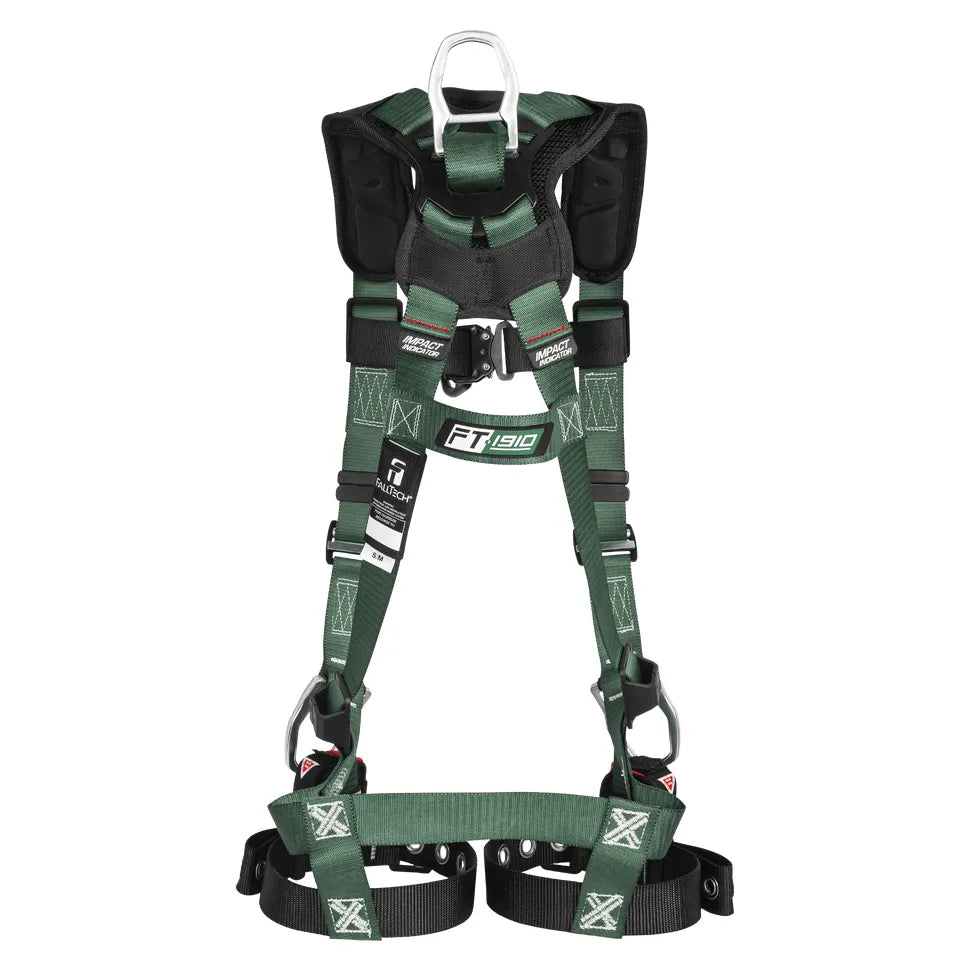 FT-1910 4D Climbing Non-Belted Full Body Harness, Tongue Buckle Leg Adjustment