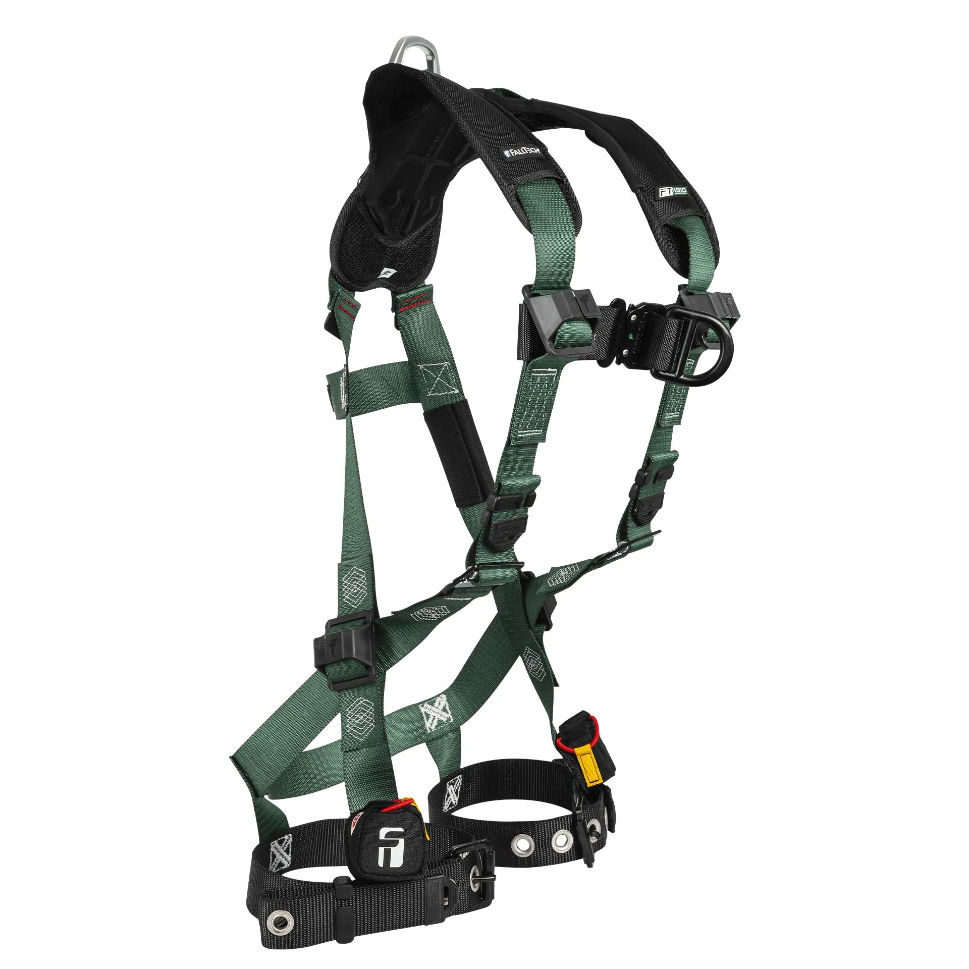 FT-1910 2D Climbing Non-Belted Full Body Harness, Tongue Buckle Leg Adjustment