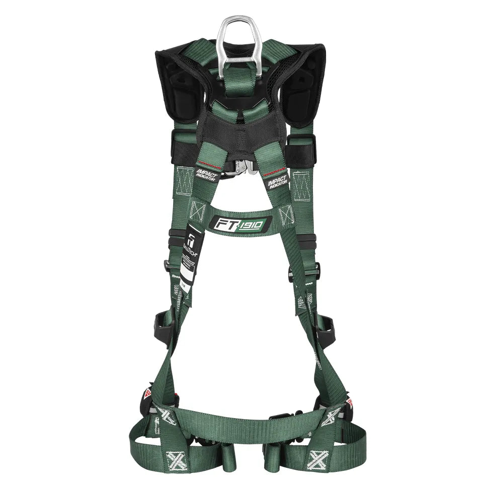 FT-1910 2D Climbing Non-Belted Full Body Harness, Quick-Connect Leg Adjustment