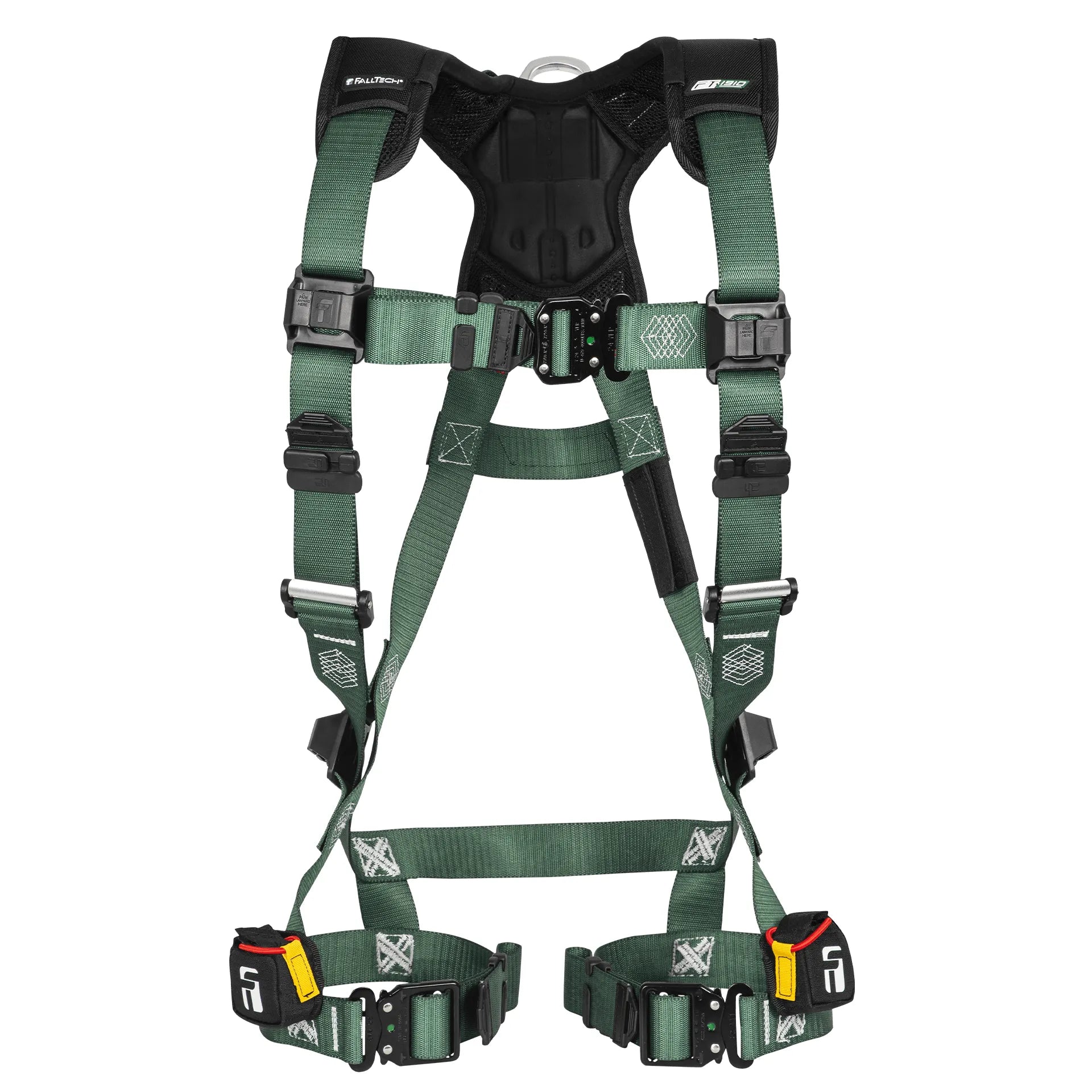 FT-1910 1D Standard Non-Belted Full Body Harness, Quick-Connect Leg Adjustment
