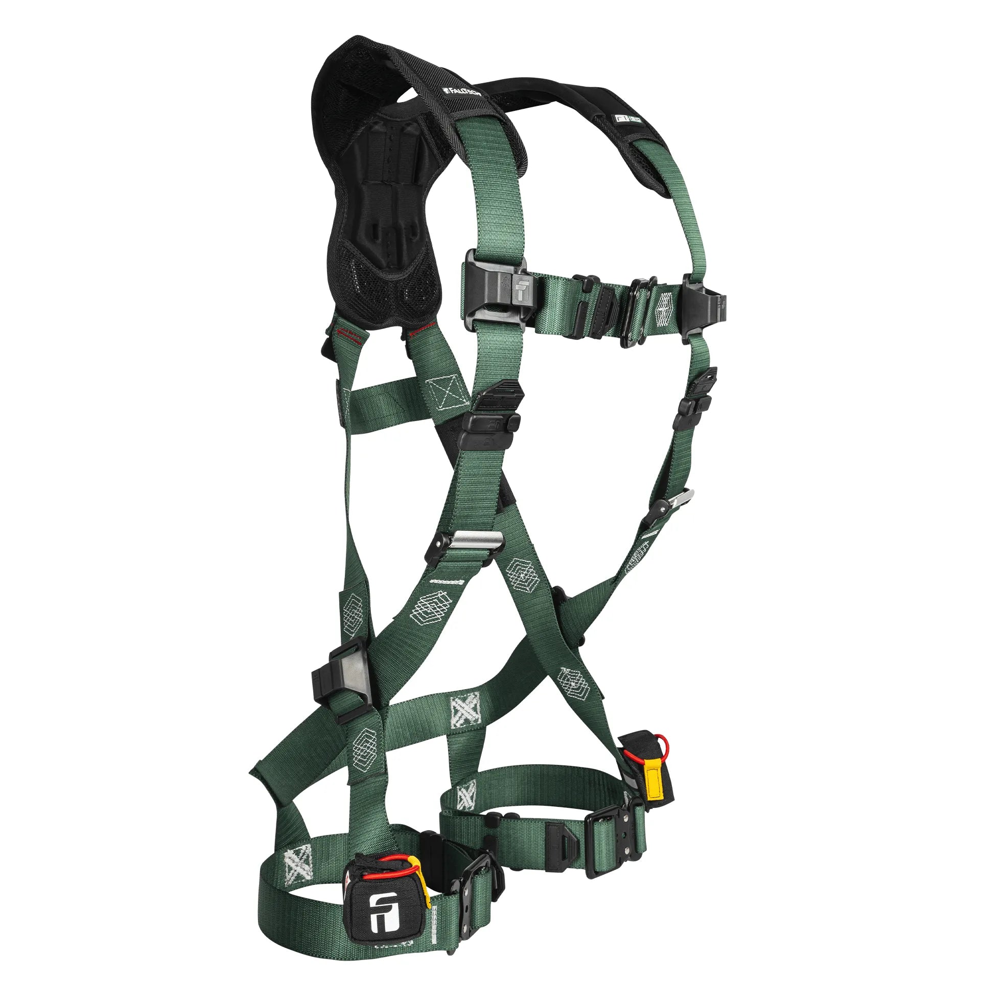 FT-1910 1D Standard Non-Belted Full Body Harness, Quick-Connect Leg Adjustment