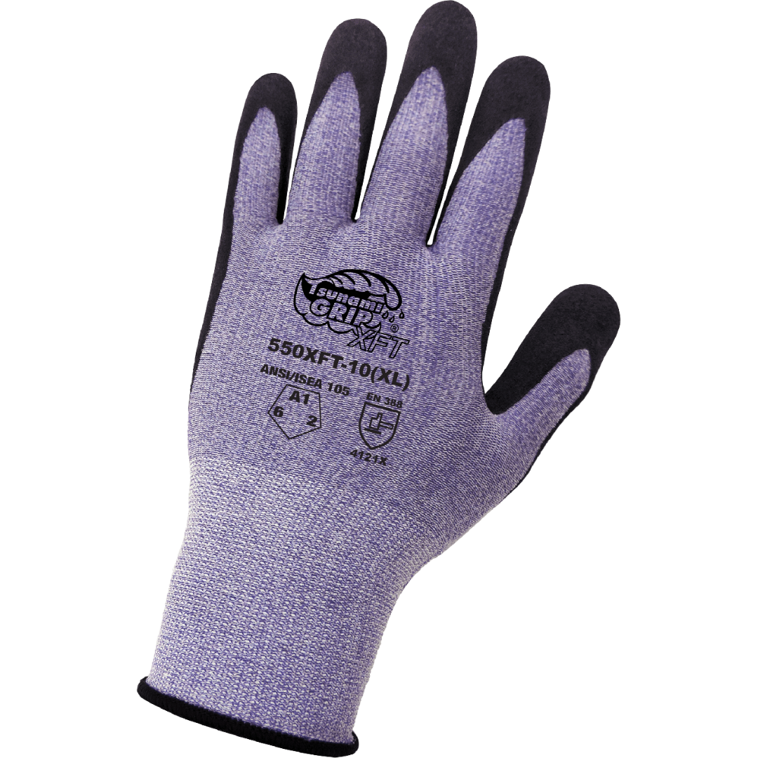 Tsunami Grip XFT Xtreme Foam Technology Coated Anti-Static/Electrostatic Compliant Gloves - 550XFT