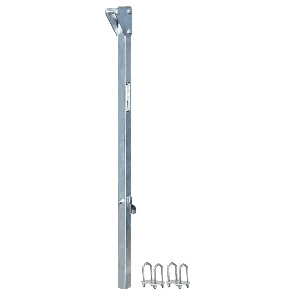 5' Bolt-on Ladder Stanchion Anchor with 5" Overhead Offset