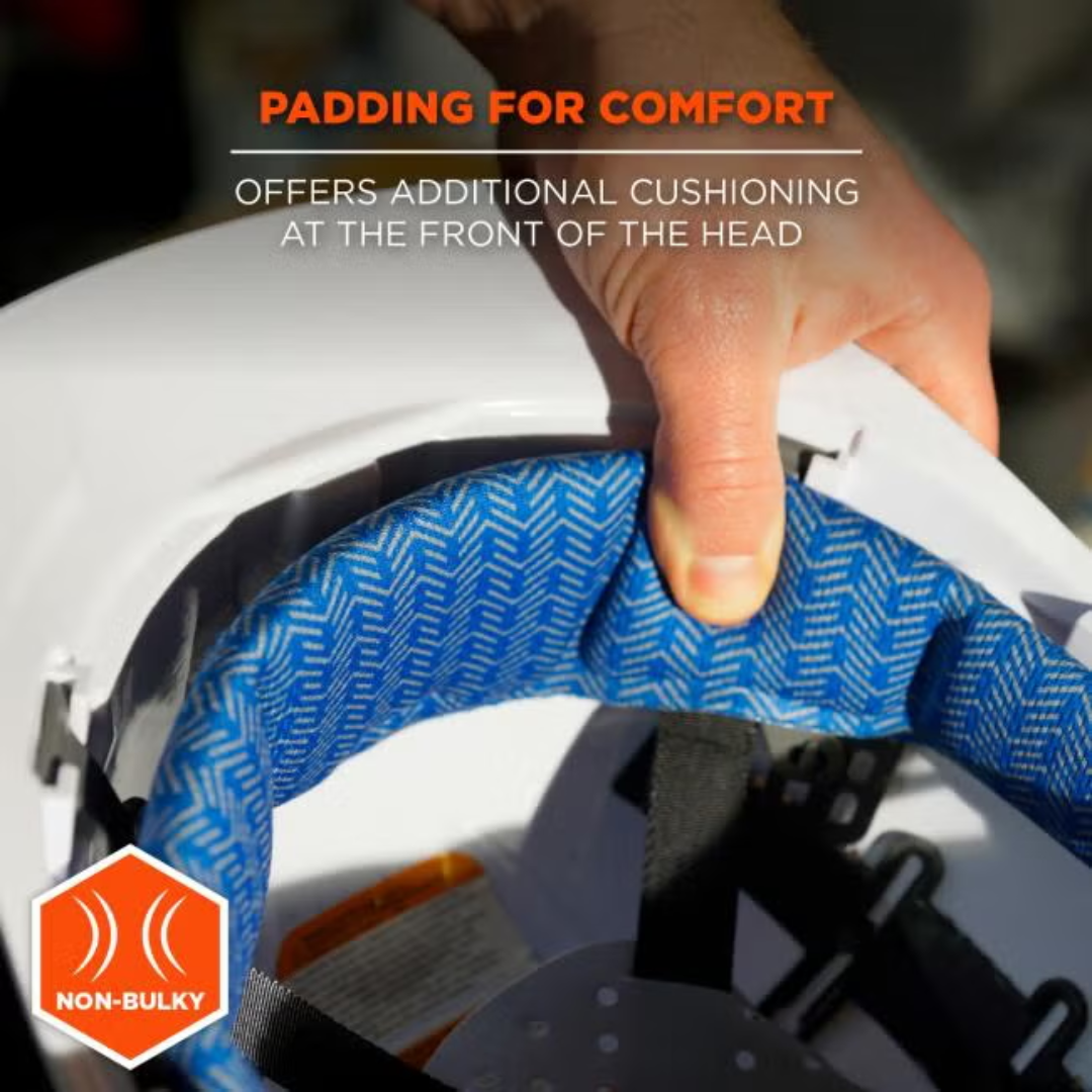Chill-Its 6611 Hard Hat Cooling Sweatband Pad - Moisture-Wicking (3-Pack)