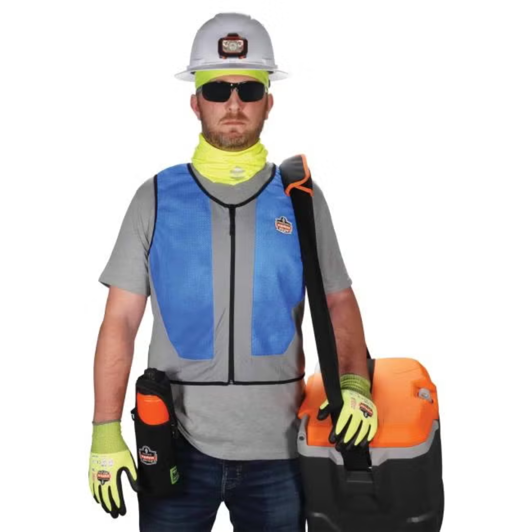 Chill-Its 6667 Wet Evaporative Cooling Vest - PVA, Zipper Closure