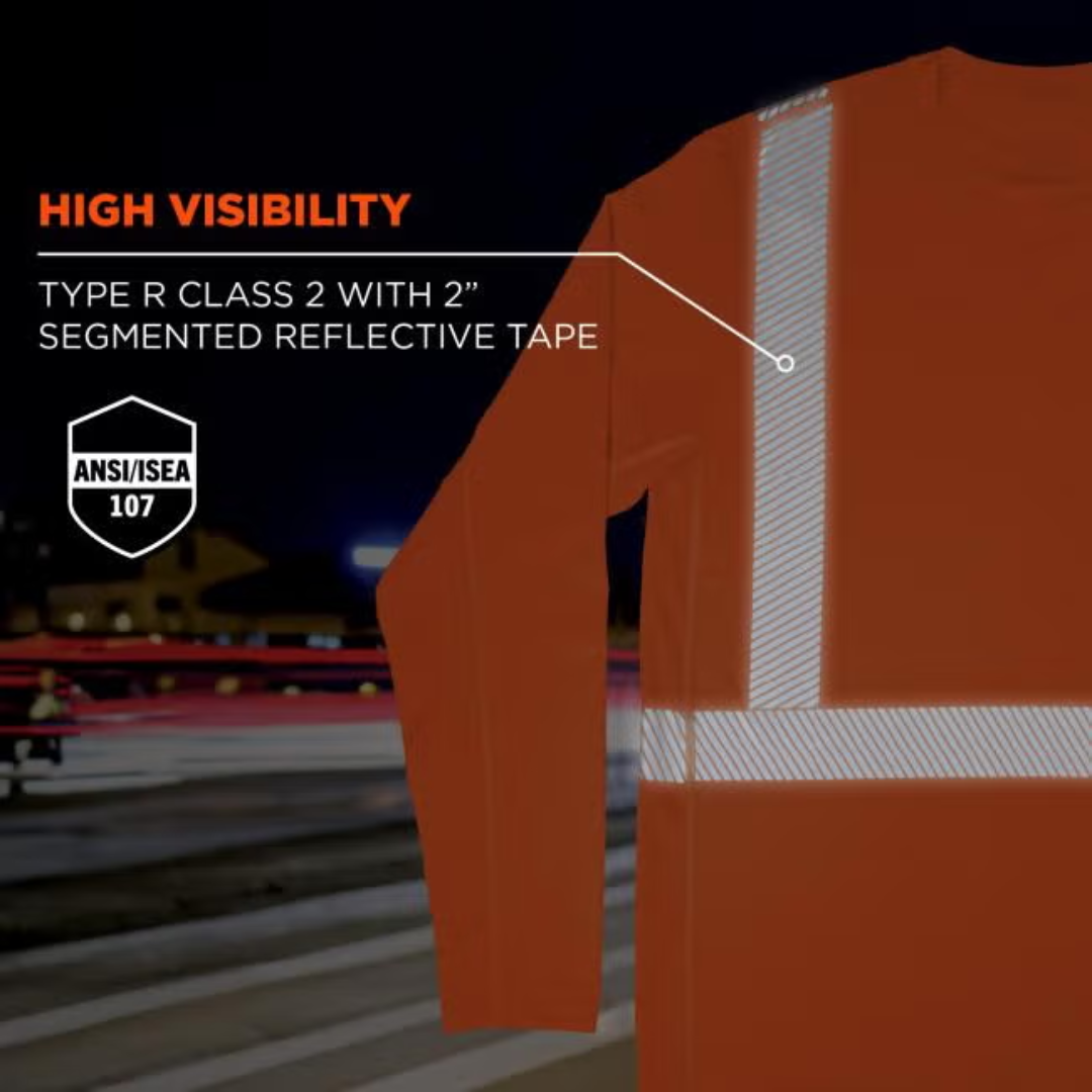 Chill-Its 6688 Cooling Hi-Vis Sun Shirt with UV Protection - Type R, Class 2