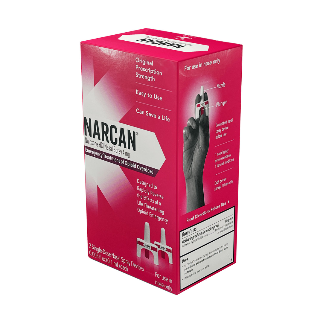 Narcan Naloxone HCI Nasal Spray 4mg 2 Pack