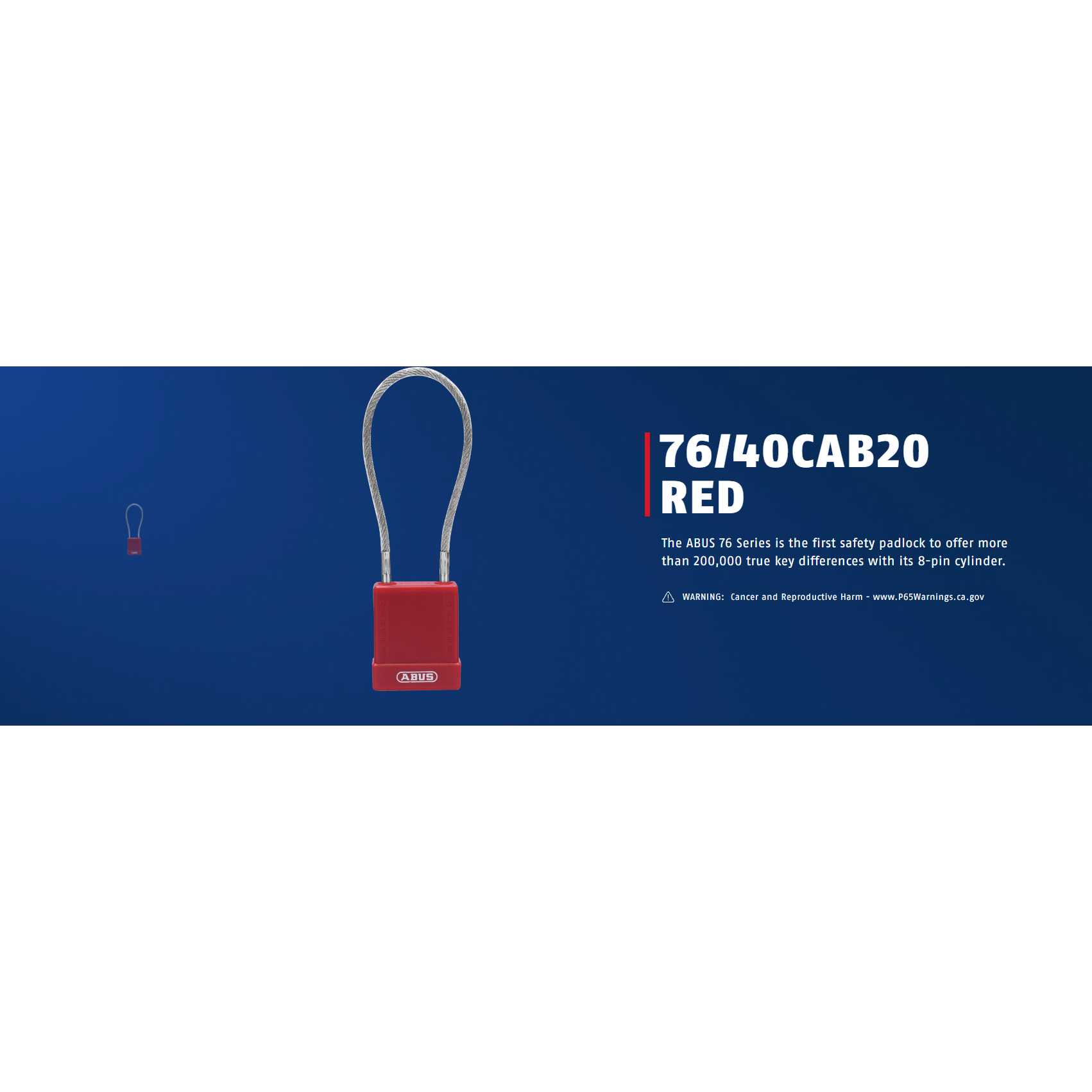 ABUS 76/40CAB20 (Keyed alike or keyed different)