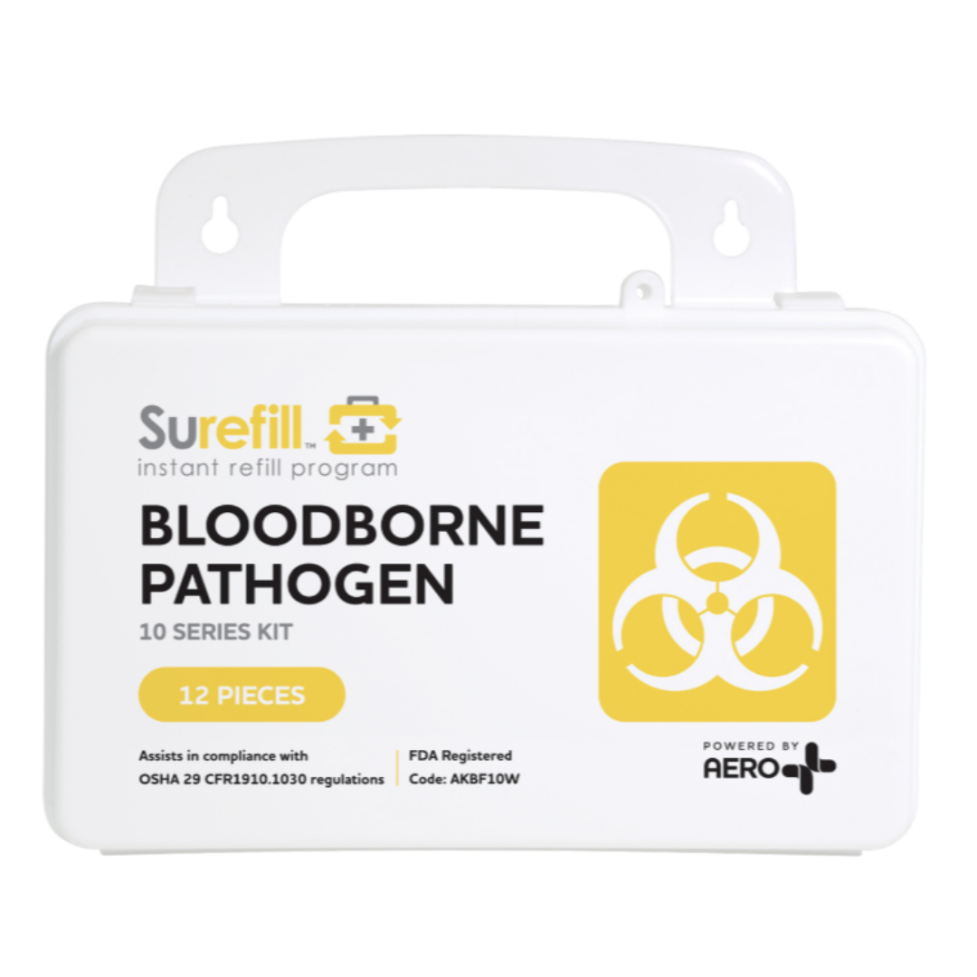 AERO - Surefill Bloodborne Pathogen 10 Series Kit OSHA compliant