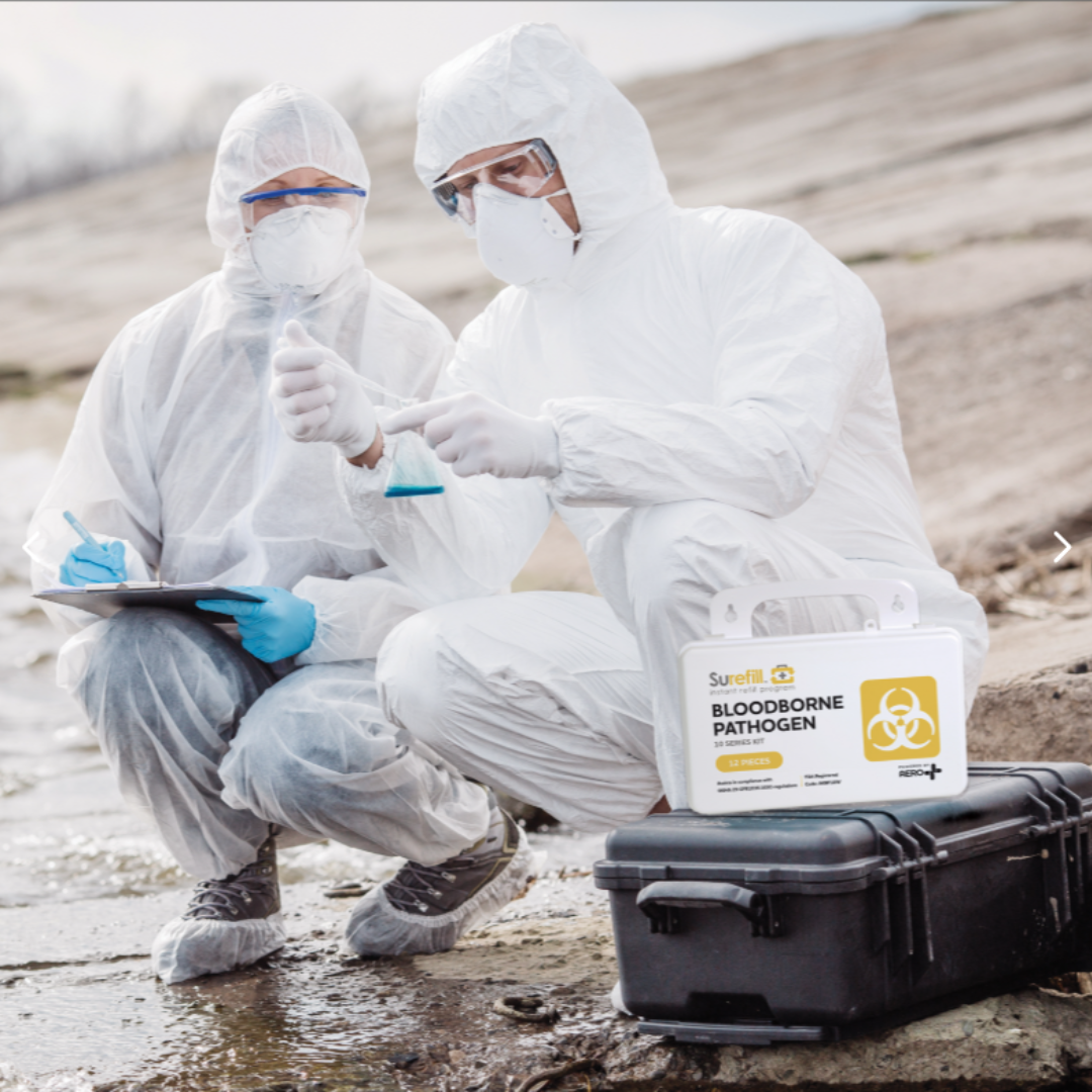 AERO - Surefill Bloodborne Pathogen 10 Series Kit OSHA compliant