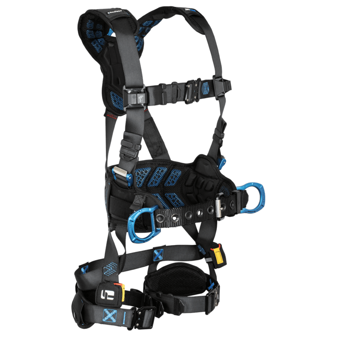 8123BQC - FT-One™ 3D Construction Belted Full Body Harness, Quick Connect Adjustments