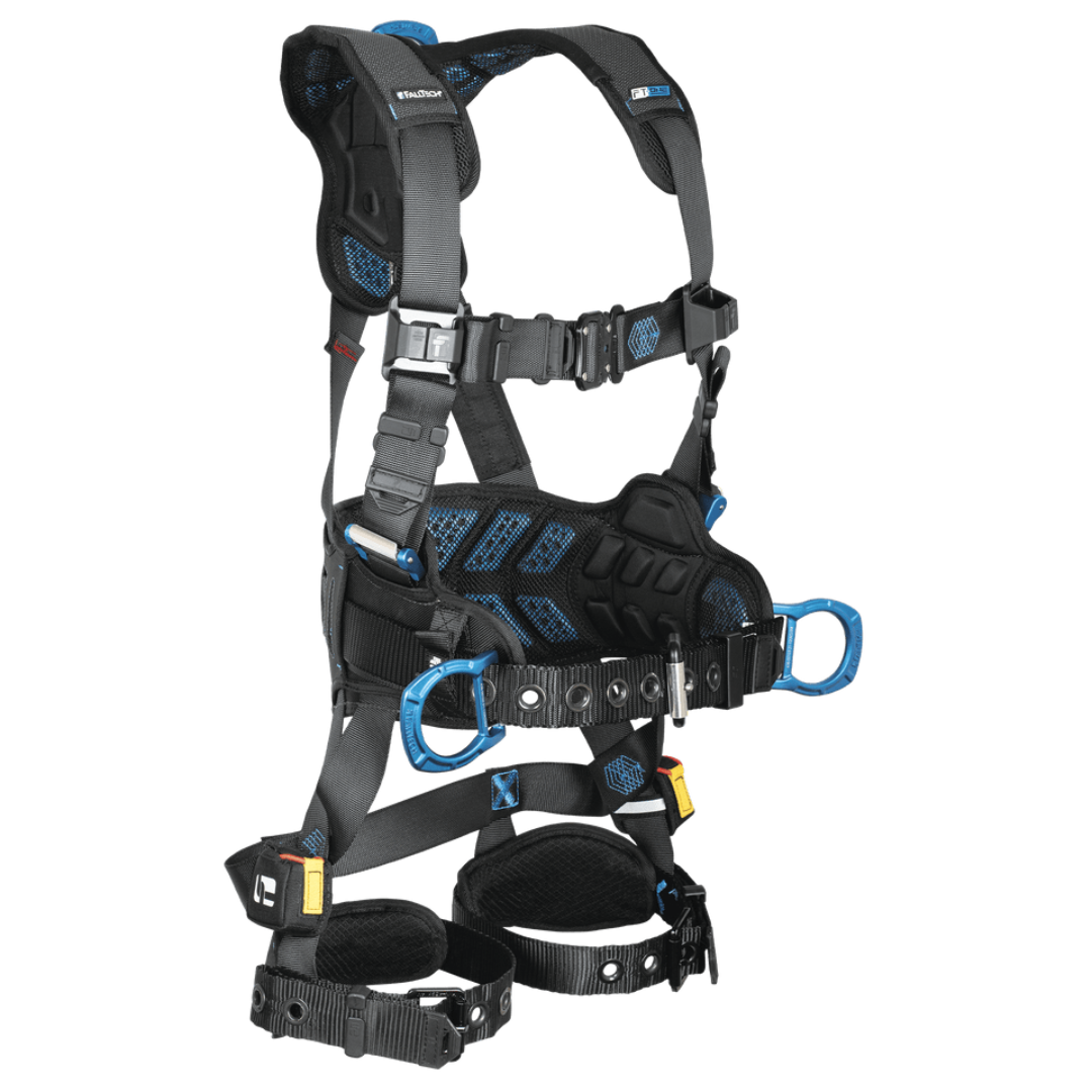 8127B - FT-One™ 3D Construction Belted Full Body Harness, Tongue Buckle Leg Adjustments
