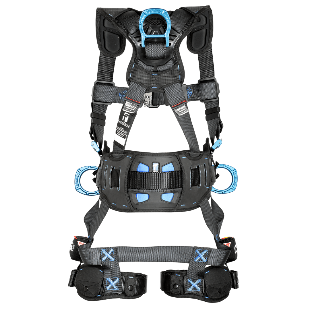 8127B - FT-One™ 3D Construction Belted Full Body Harness, Tongue Buckle Leg Adjustments