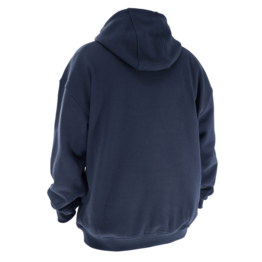 12 oz. AR/FR Cotton Pullover Hooded Sweatshirt, Navy