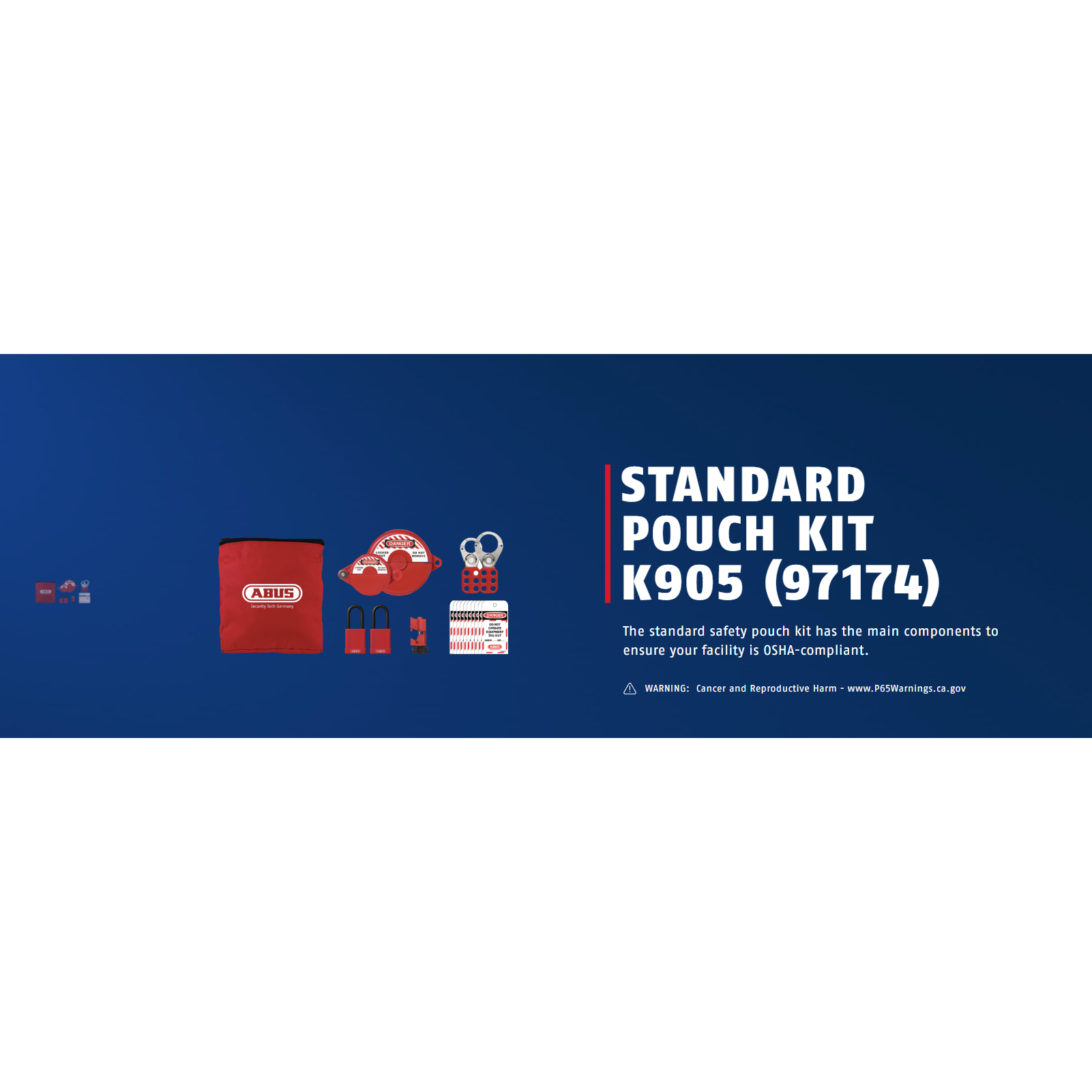ABUS Large Pouch Valve Kit K905 (97174)