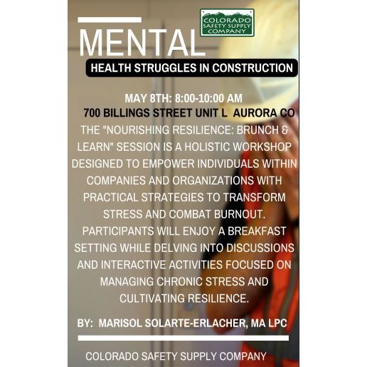 Brunch and Learn CSSC Event-The "Nourishing Resilience: Brunch & Learn" Mental Health in Construction