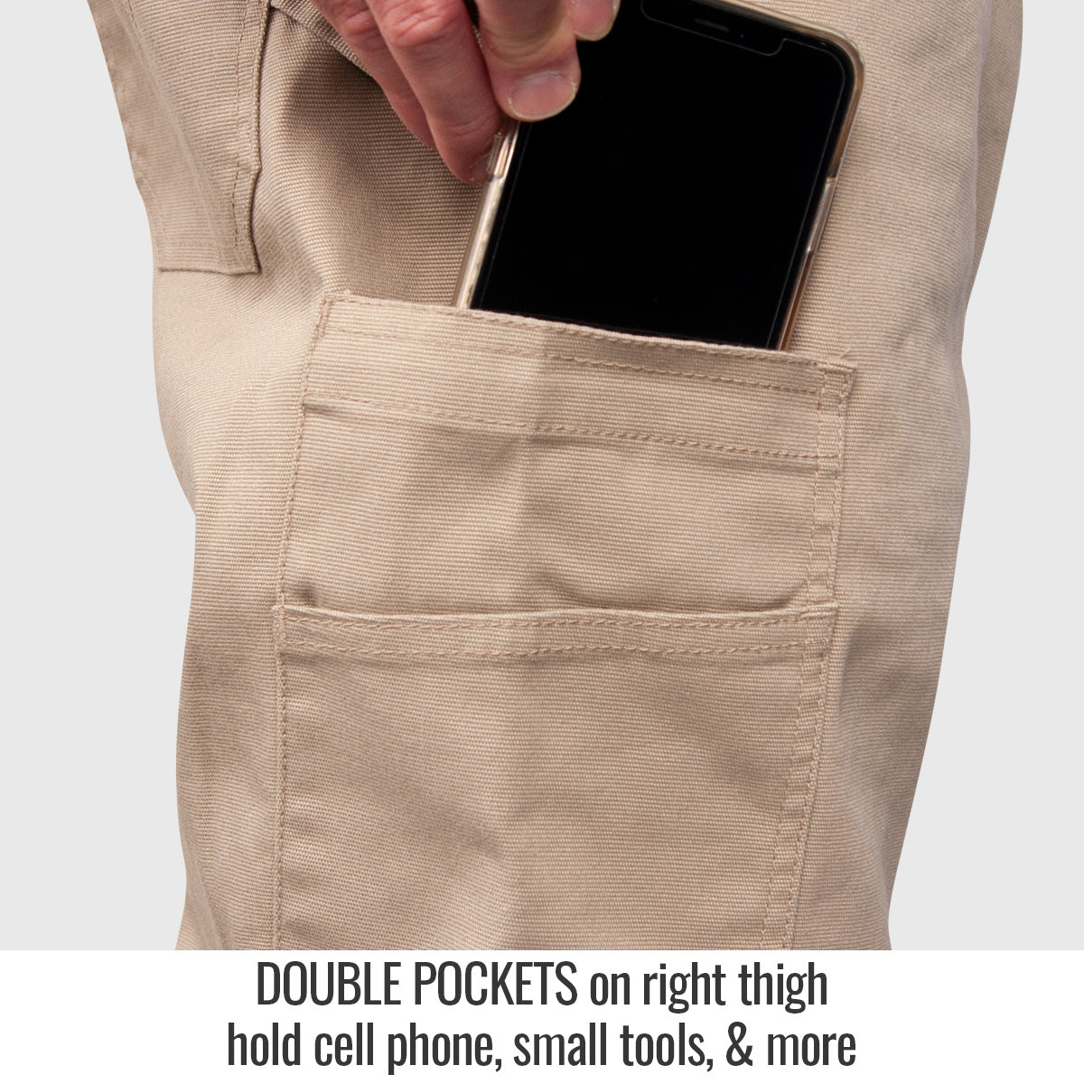 Black Stallion - 10 oz. AR/FR Stretch Canvas Utility Pant, Khaki