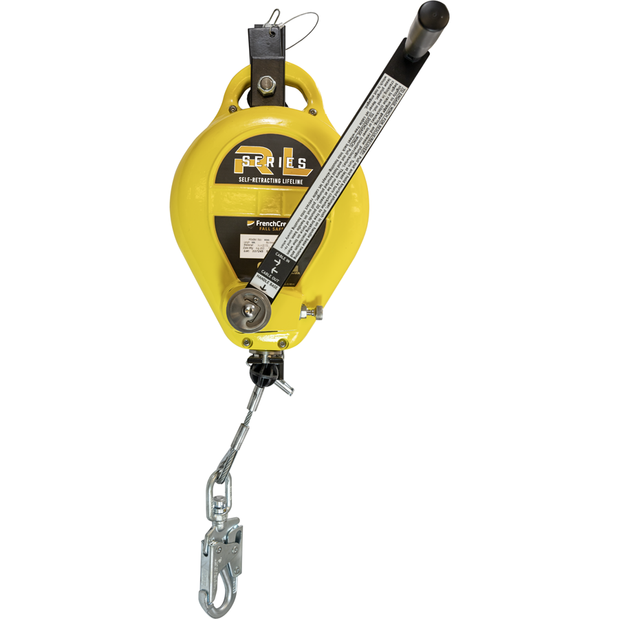 French Creek R50G - 50 ft Galvanized Wire Rope Retractable Lifeline