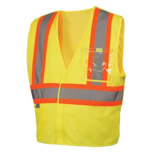 Pyramex Hi-Vis Lightweight Polyester Mesh - Brakaway Closure