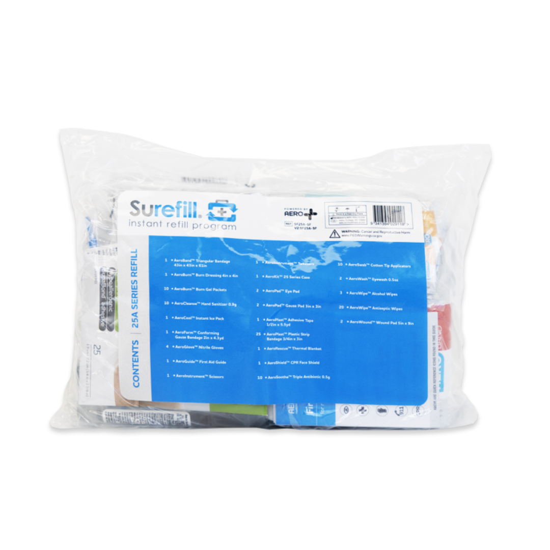 SUREFILL 25 ANSI 2021 A First Aid Kit Refill – For all 25A Series Kits 2021