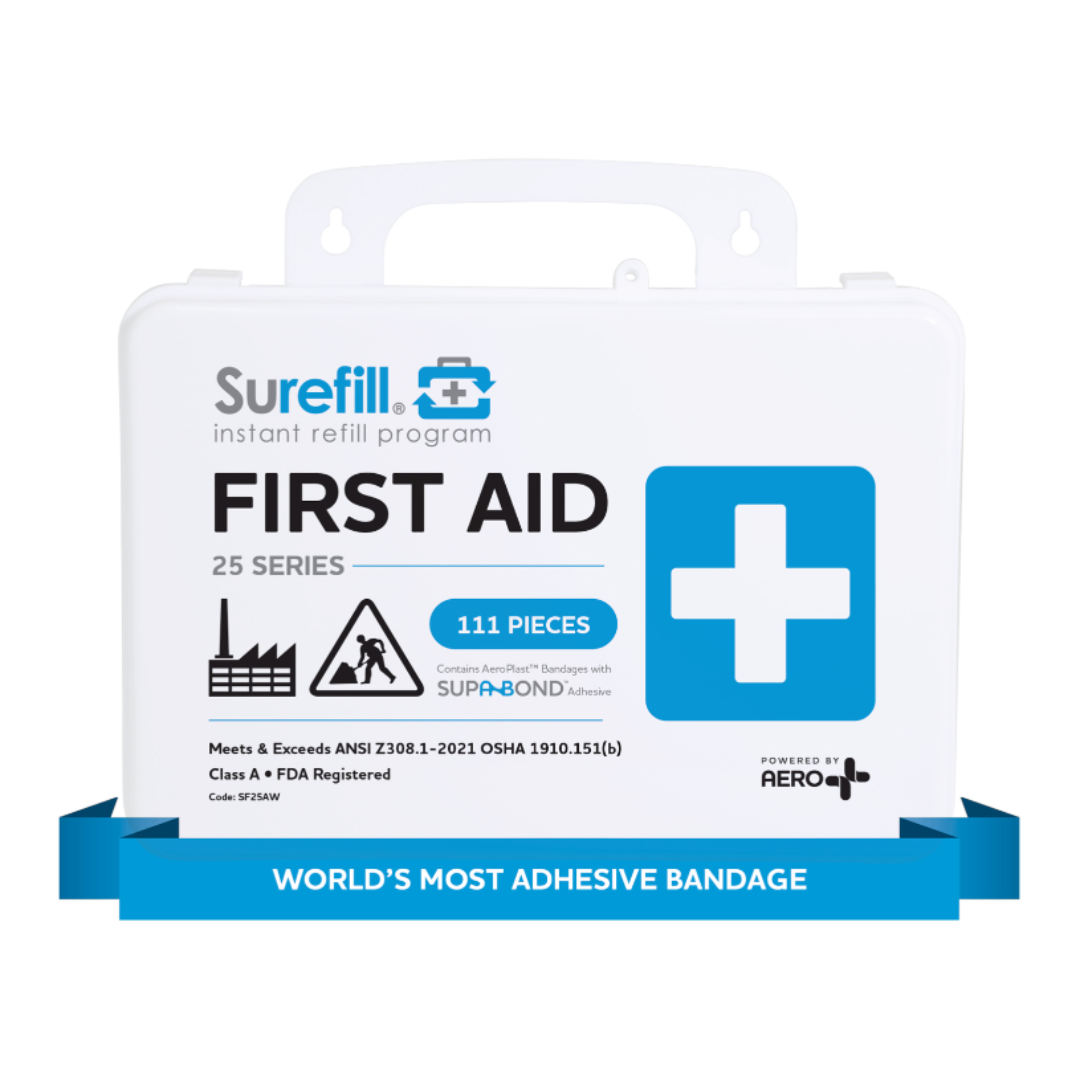 Surefill 25 Series ANSI A First Aid Kit – Weatherproof Case
