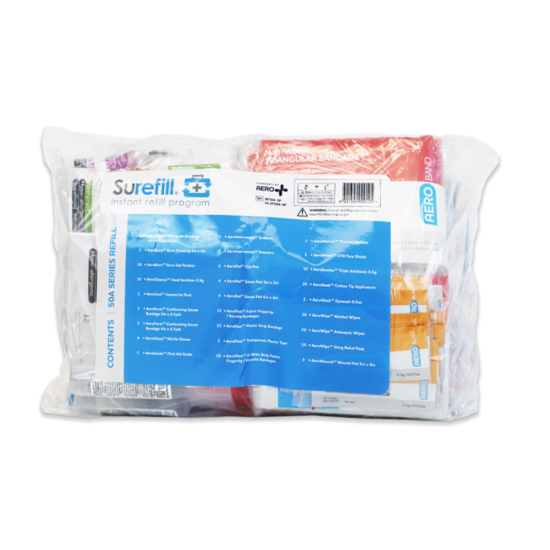 SUREFILL 50 ANSI 2021 A First Aid Kit Refill – For all 50 Series Kits 2021