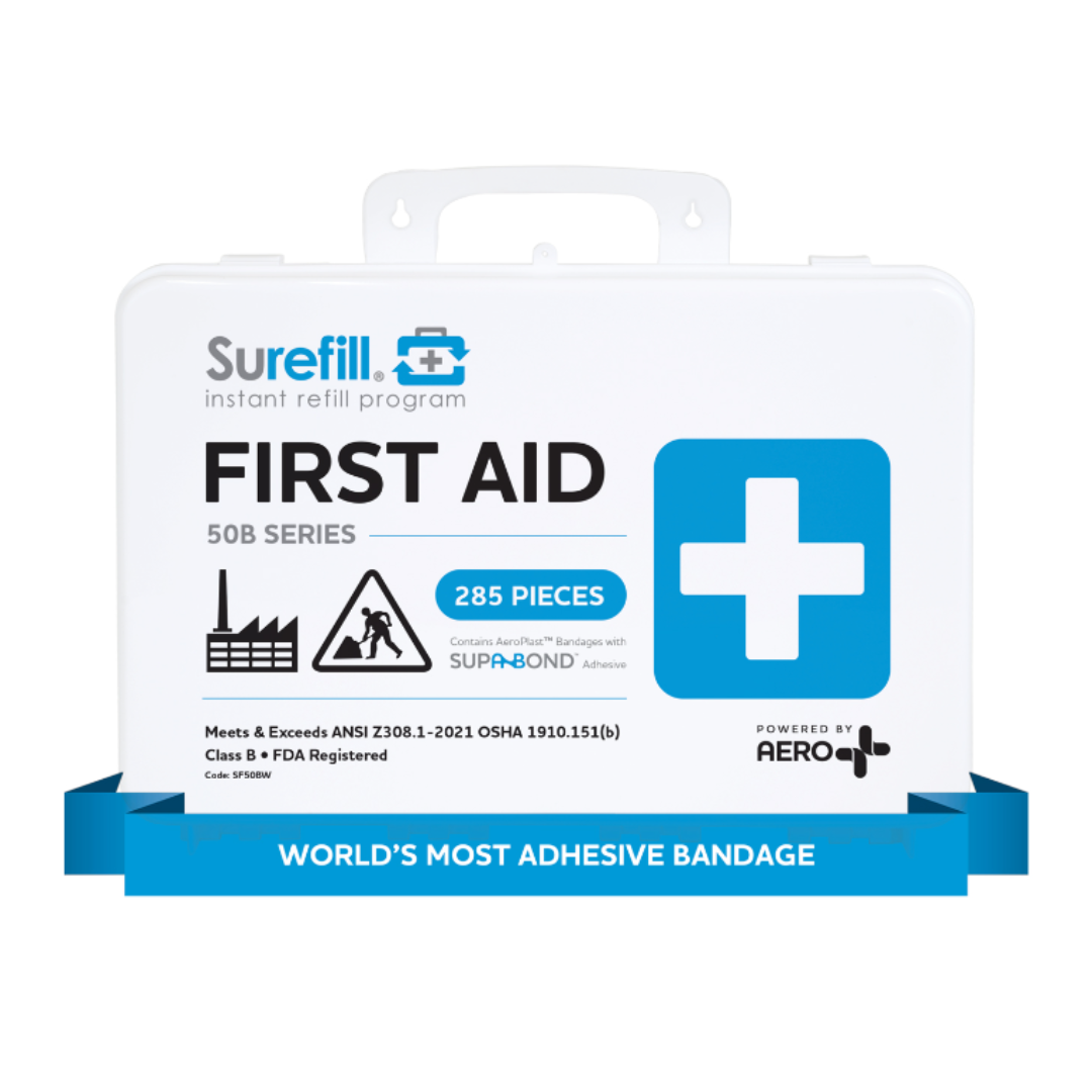 Surefill 50B Series ANSI B First Aid Kit – Weatherproof Case