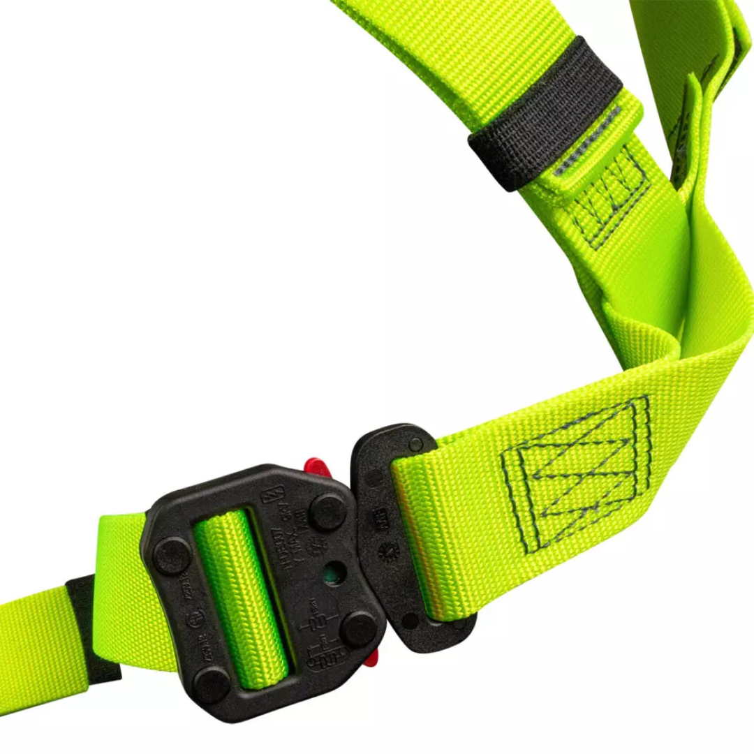 Arc Flash Full Body Harness: DE 1D, Soft Sternal Loop, DE MB Torso, DE QC Legs