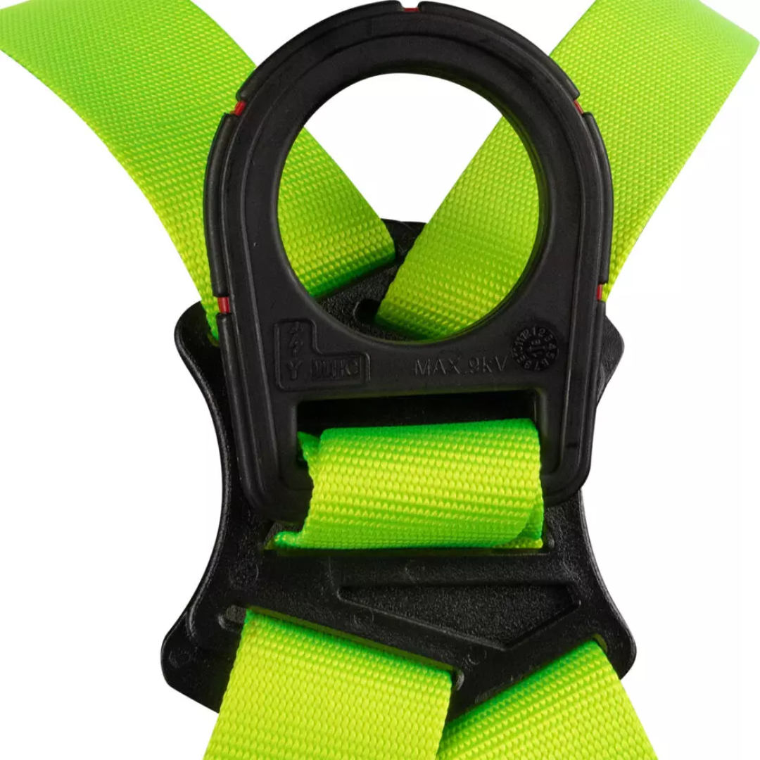 Arc Flash Full Body Harness: DE 1D, Soft Sternal Loop, DE MB Torso, DE QC Legs