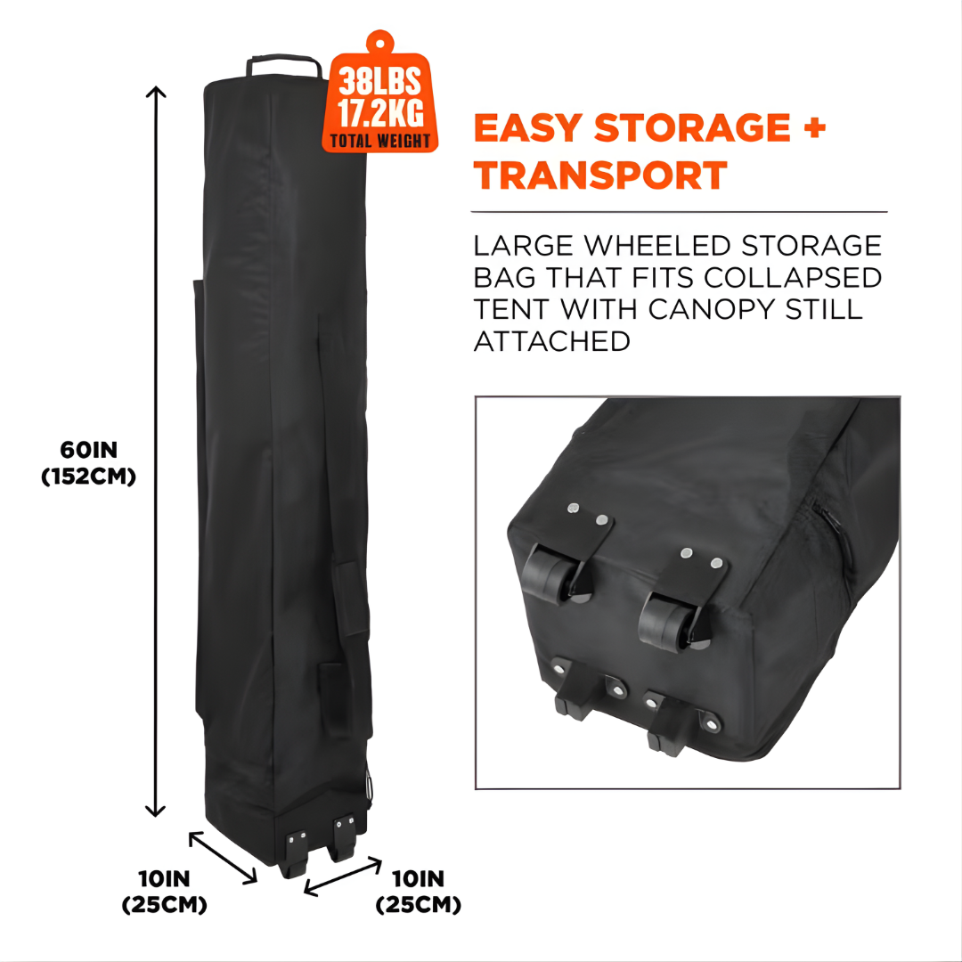 Shax 6001 - Lightweight Pop-Up Tent - 10ft x 10ft