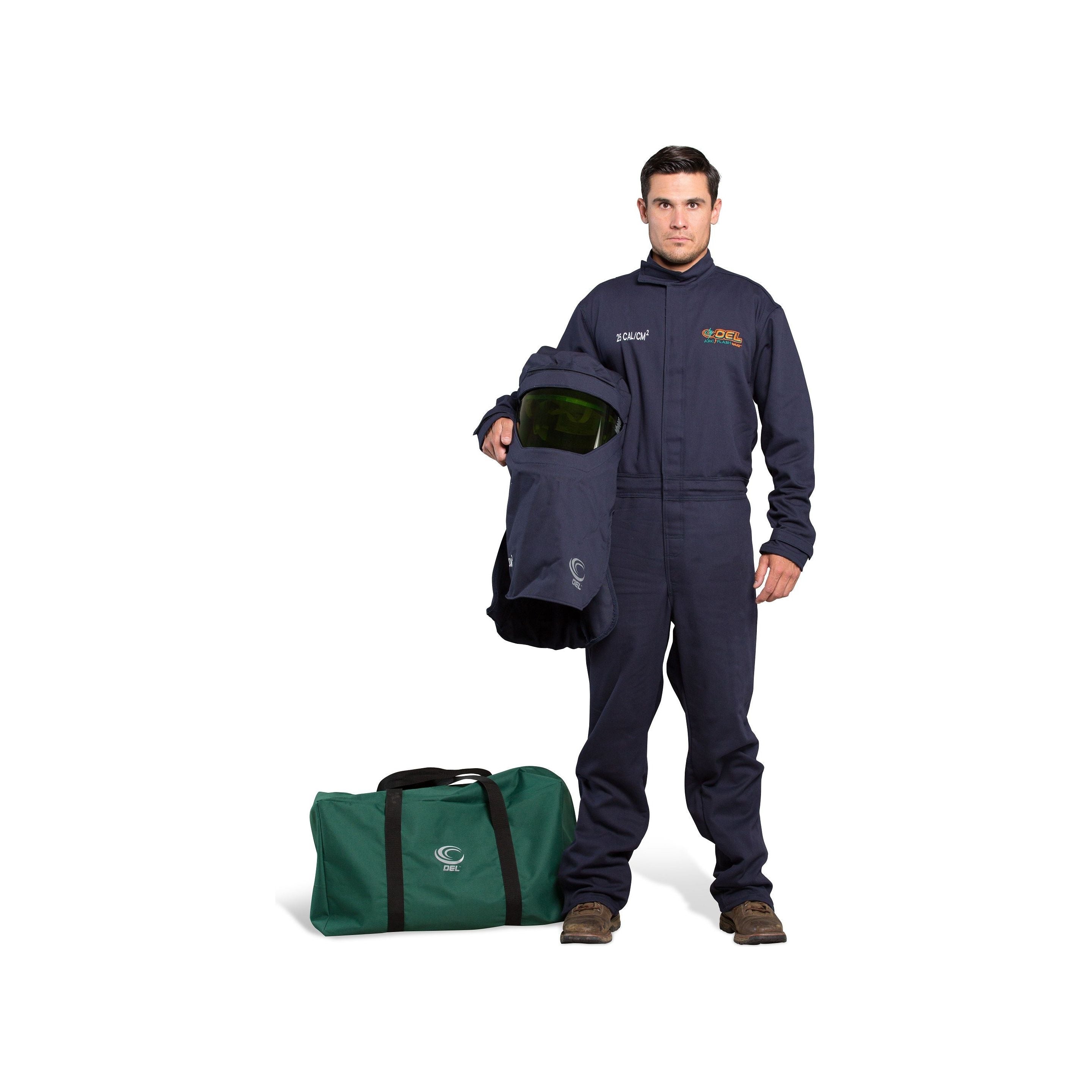 AFW25F-NFC - 25 Cal FR Shield Coveralls Kit -Switchgear hood w/ Fans