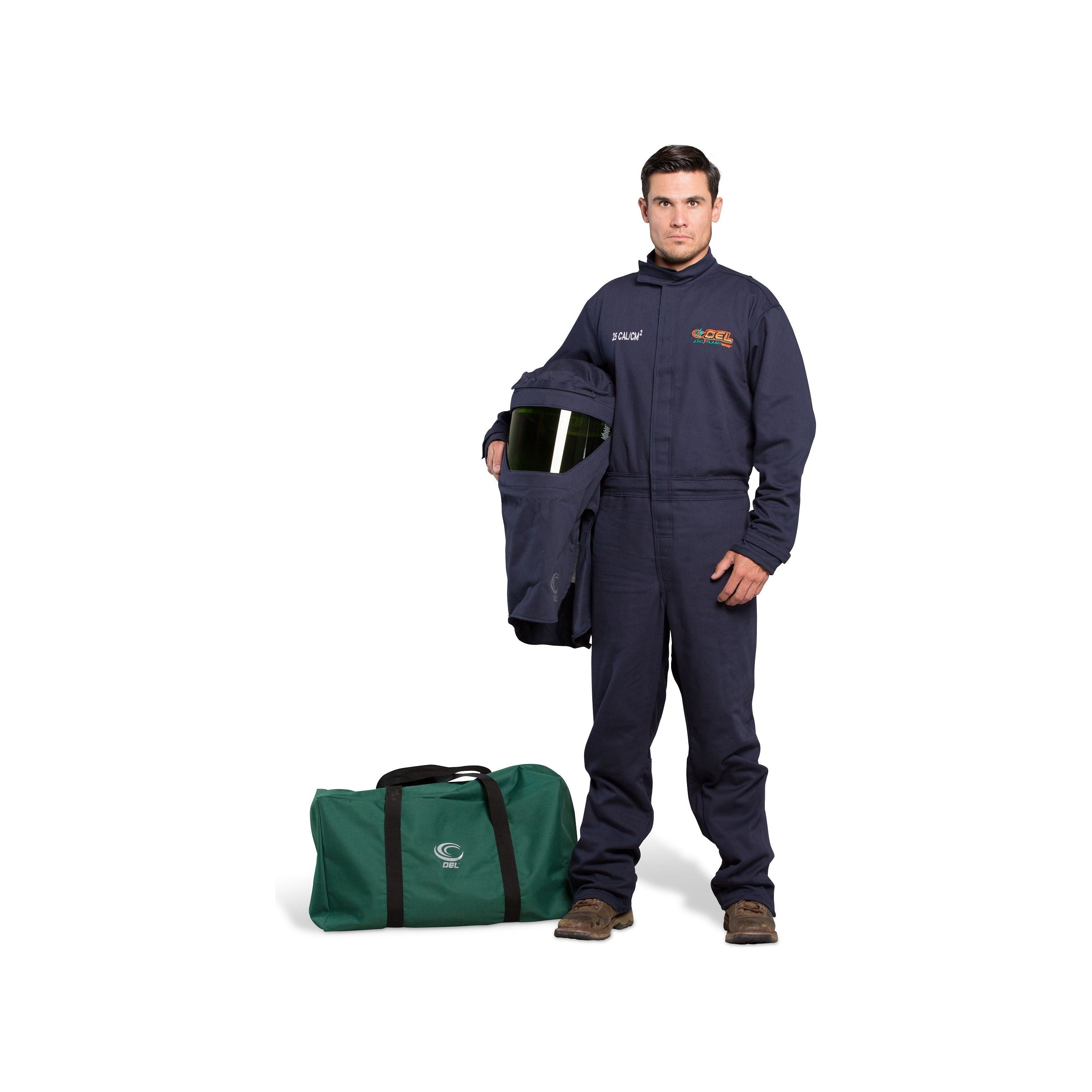 AFW25F-NFC - 25 Cal FR Shield Coveralls Kit -Switchgear hood w/ Fans