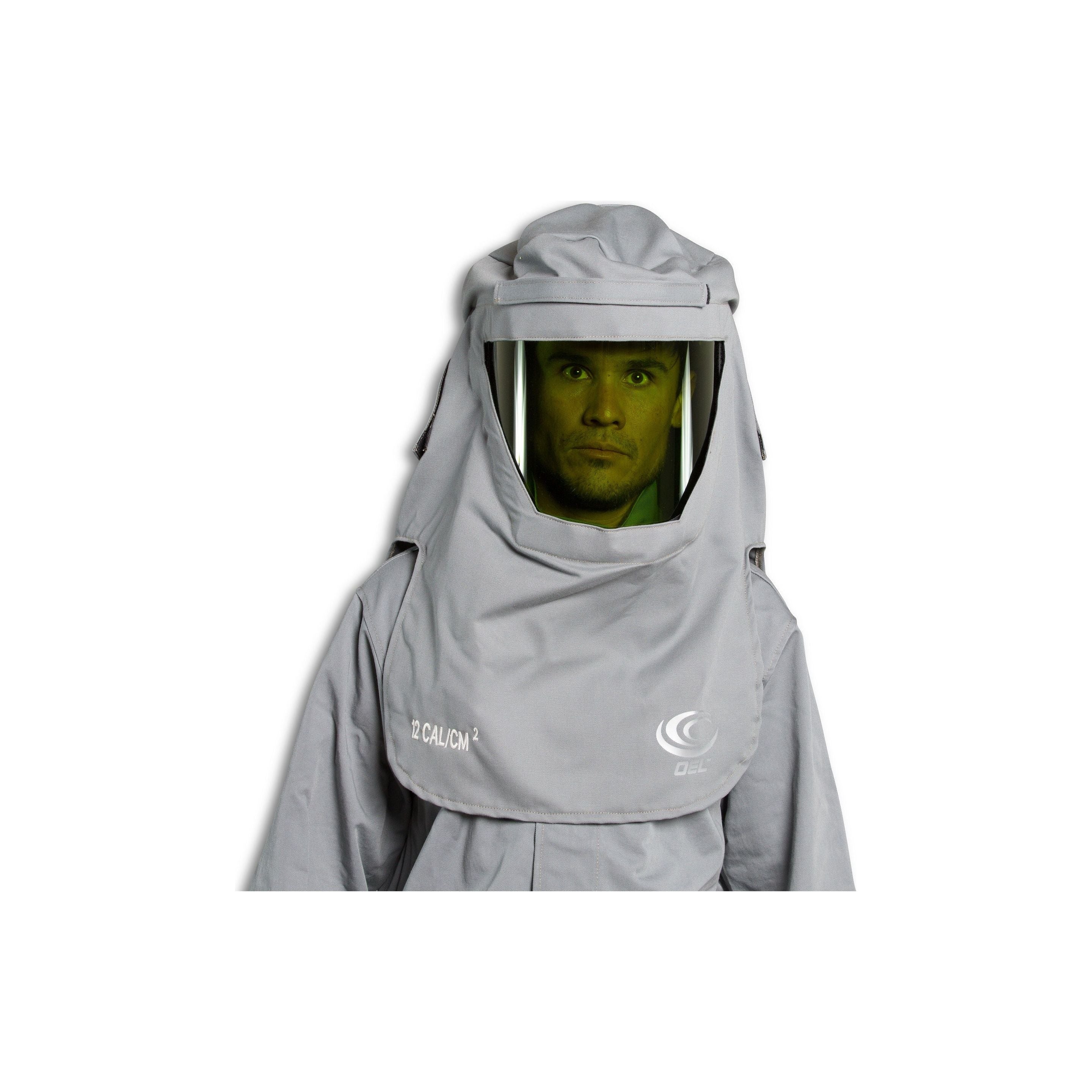 AFW017PROFAN - 12 CAL ARC FR Shield Hood W Fan (One Size Fits All)