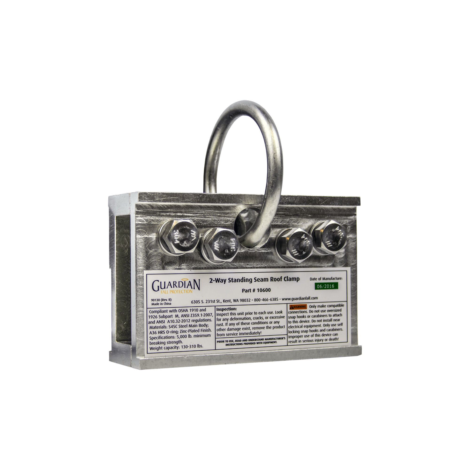 2-Way Standing Seam Roof Clamp