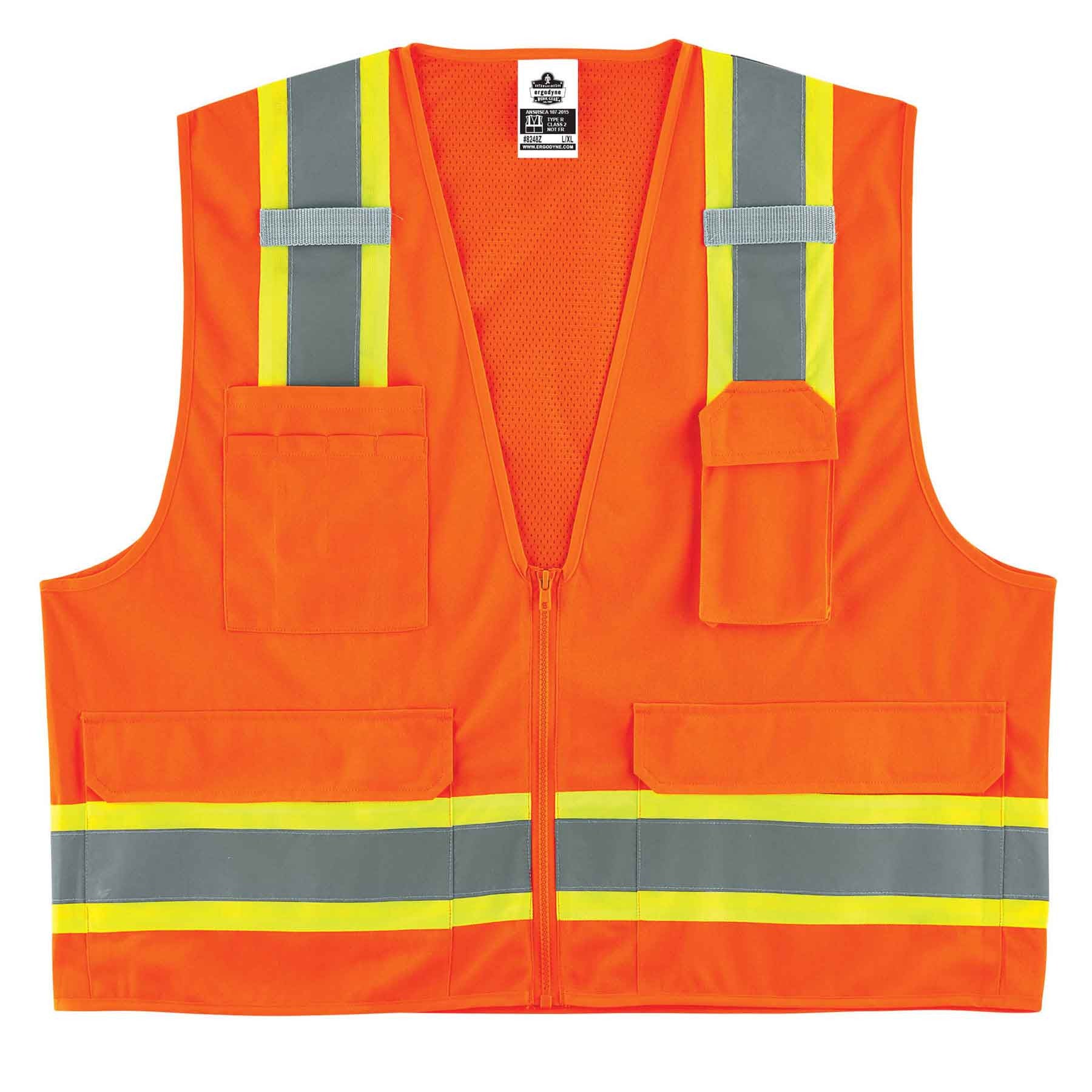 GloWear 8248Z Type R Class 2 Two-Tone Surveyors Vest
