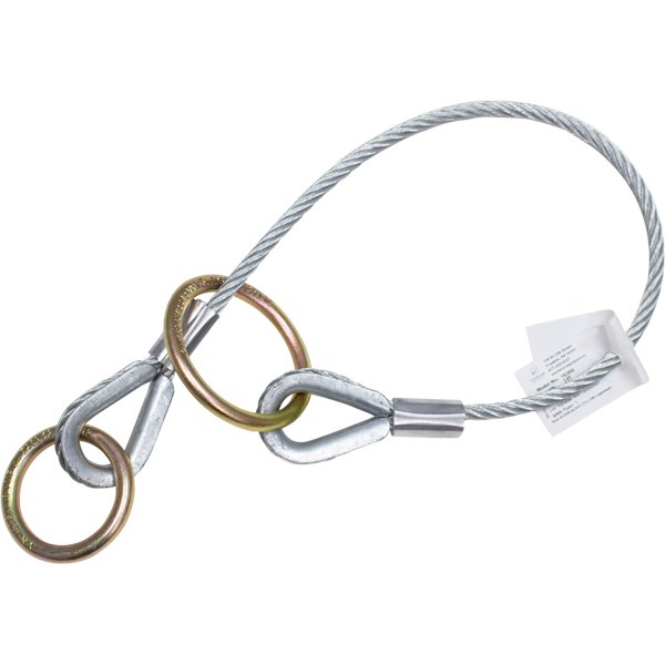 1636VC-516 - 3' vinyl coated wire rope (5/16")