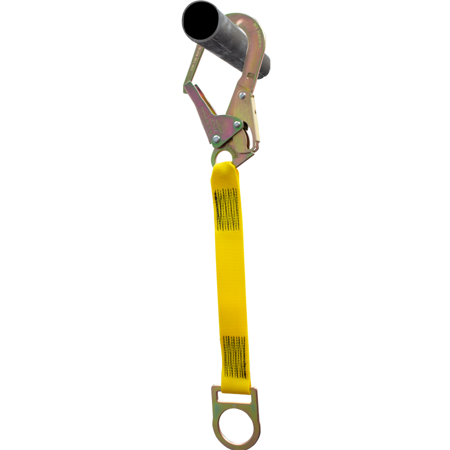 1824 - 24" Anchor strap, 135 (2 1/2" opening) one end, D-ring other end